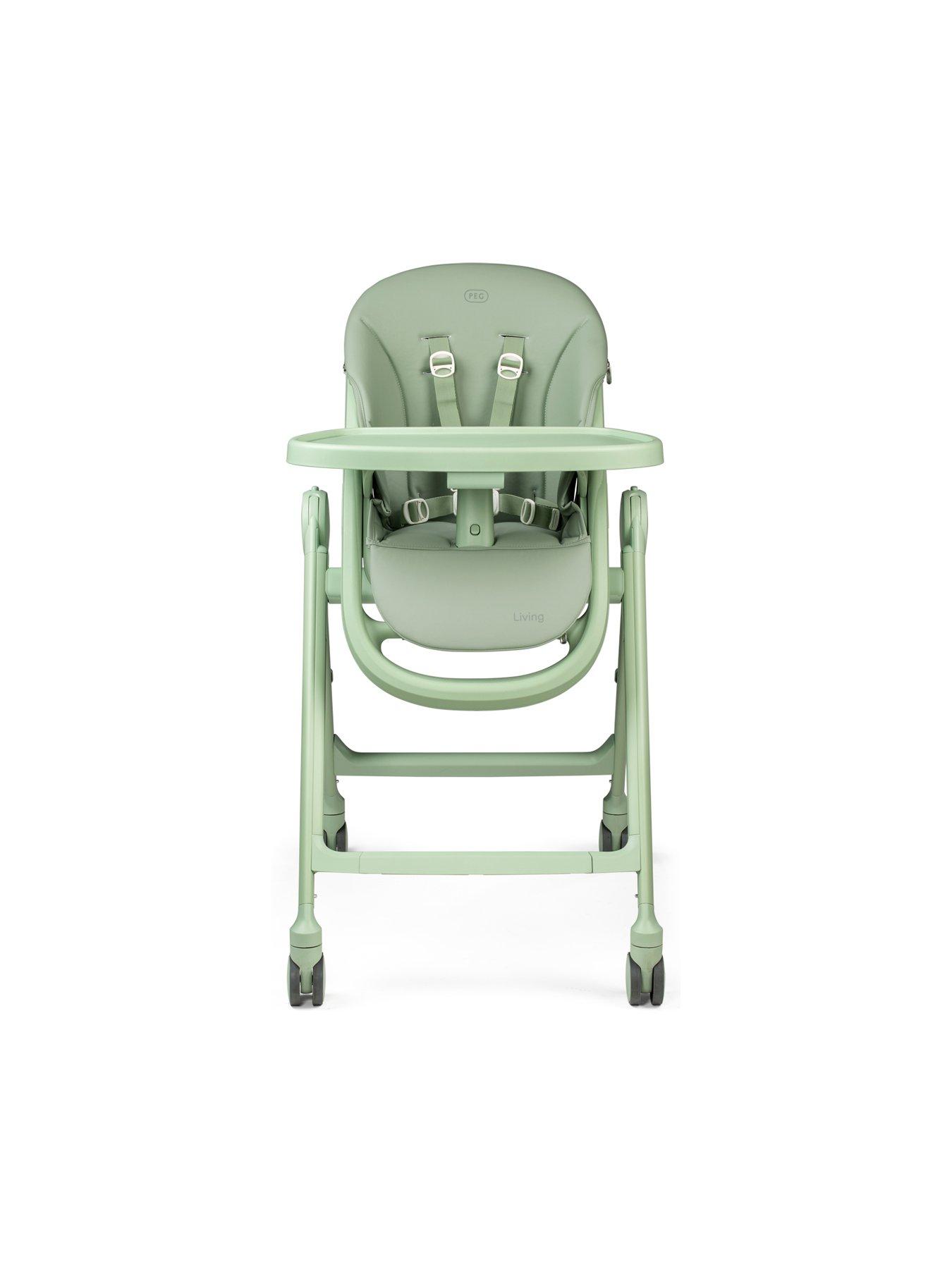 Image 2 of 6 of Peg Perego Living Highchair - Sage