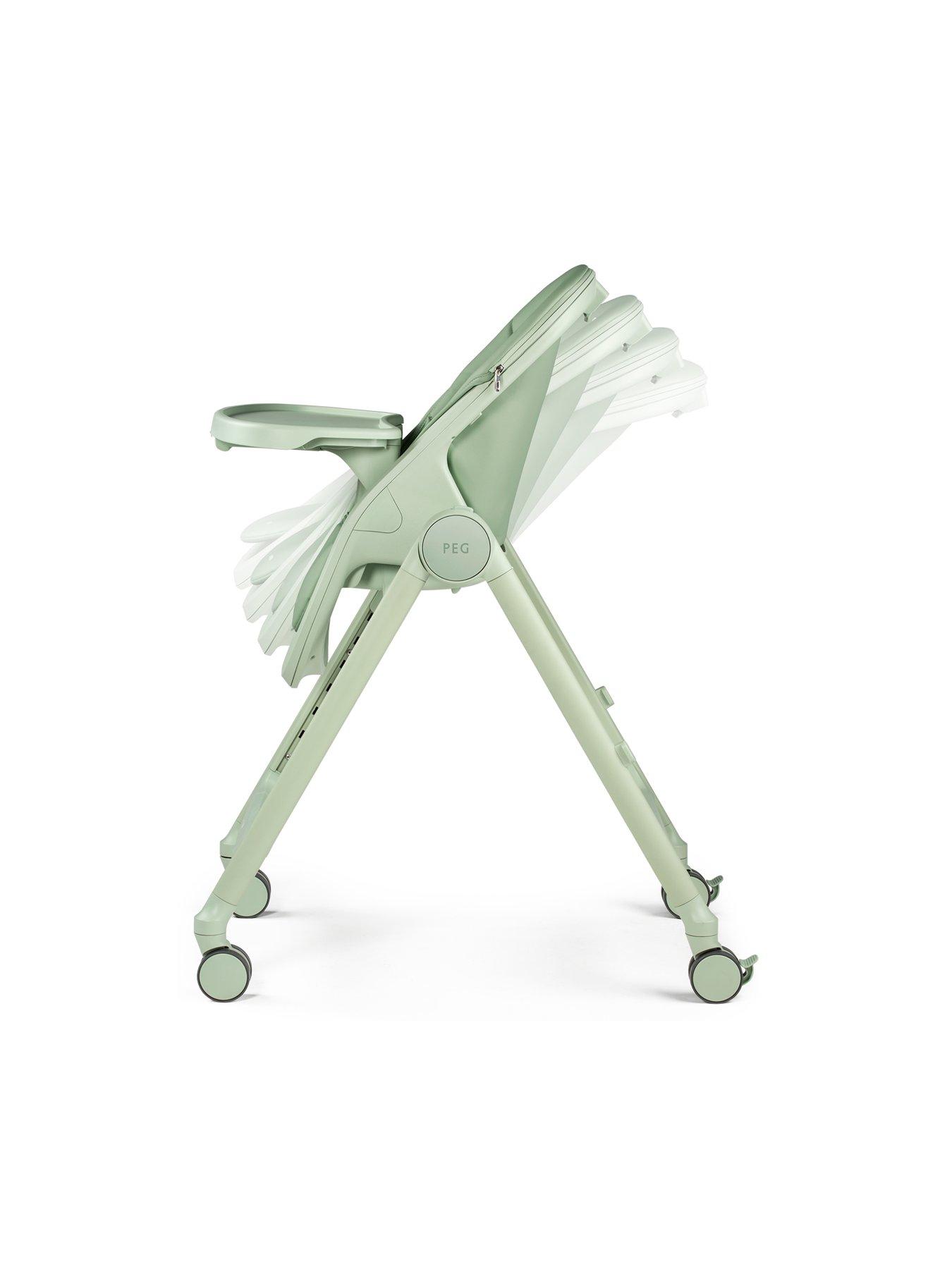 Image 4 of 6 of Peg Perego Living Highchair - Sage