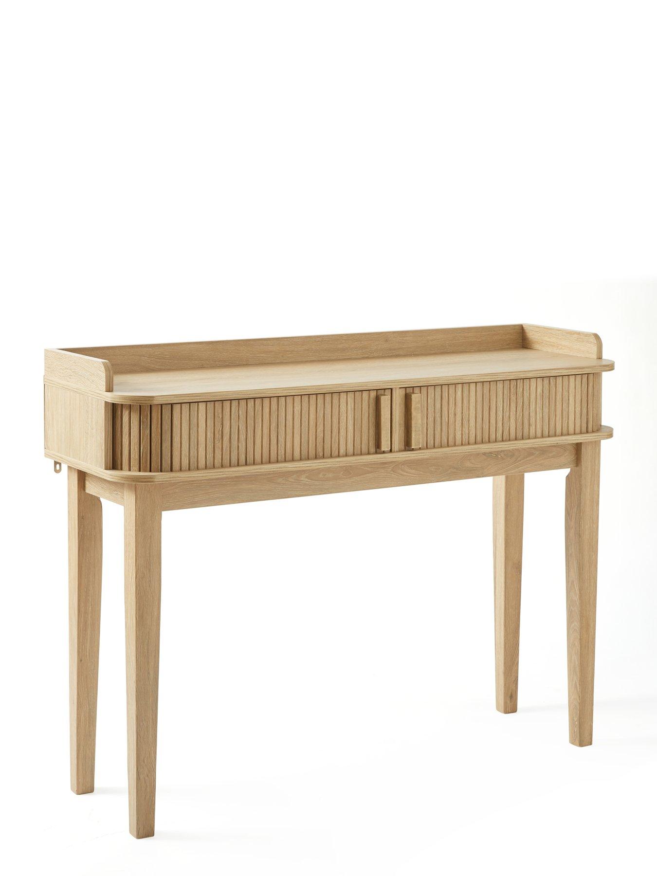 Image 3 of 7 of The Very Collection Louvre Console Table - Oak - FSC&reg; Certified