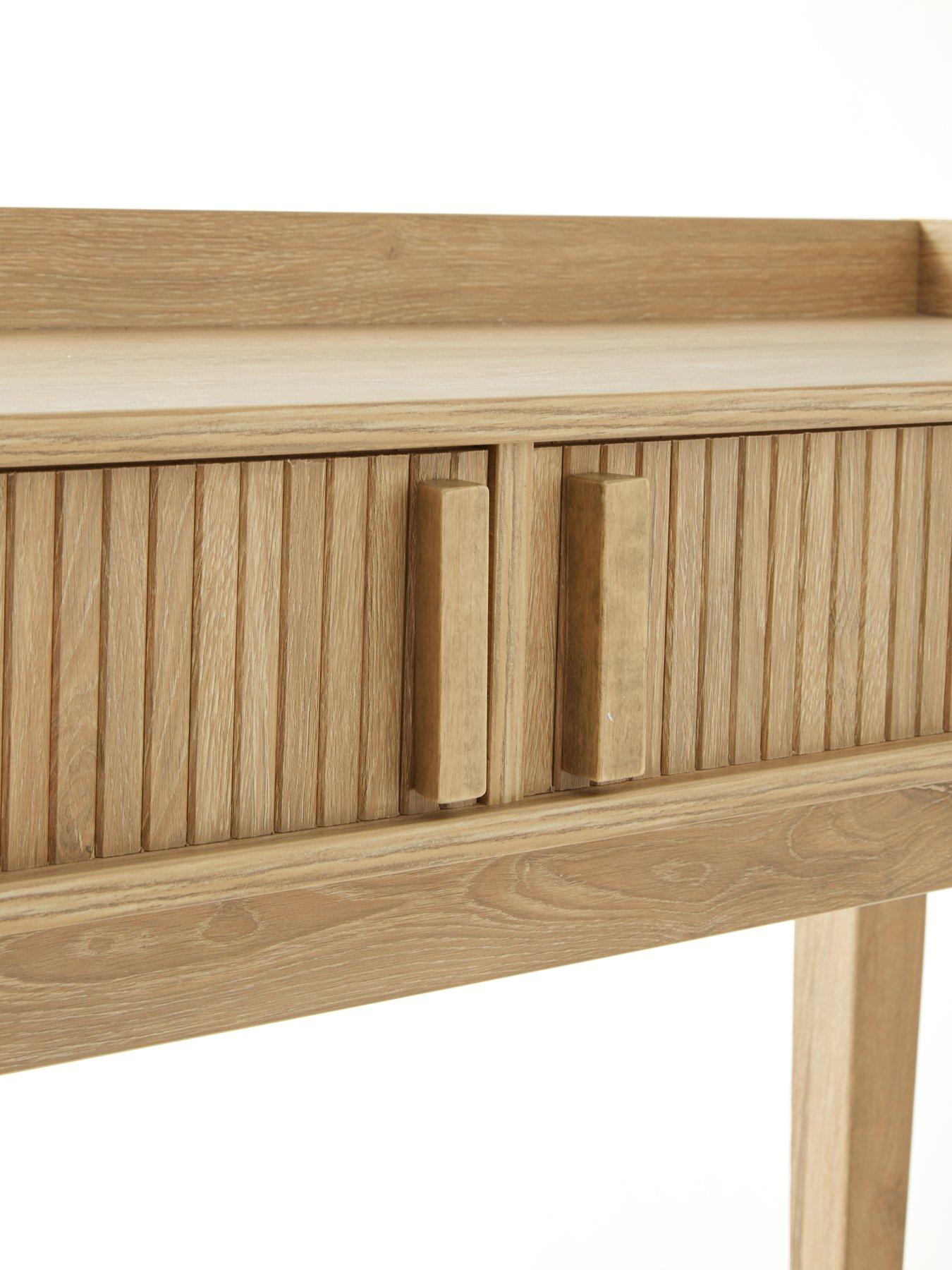 Image 5 of 7 of The Very Collection Louvre Console Table - Oak - FSC&reg; Certified