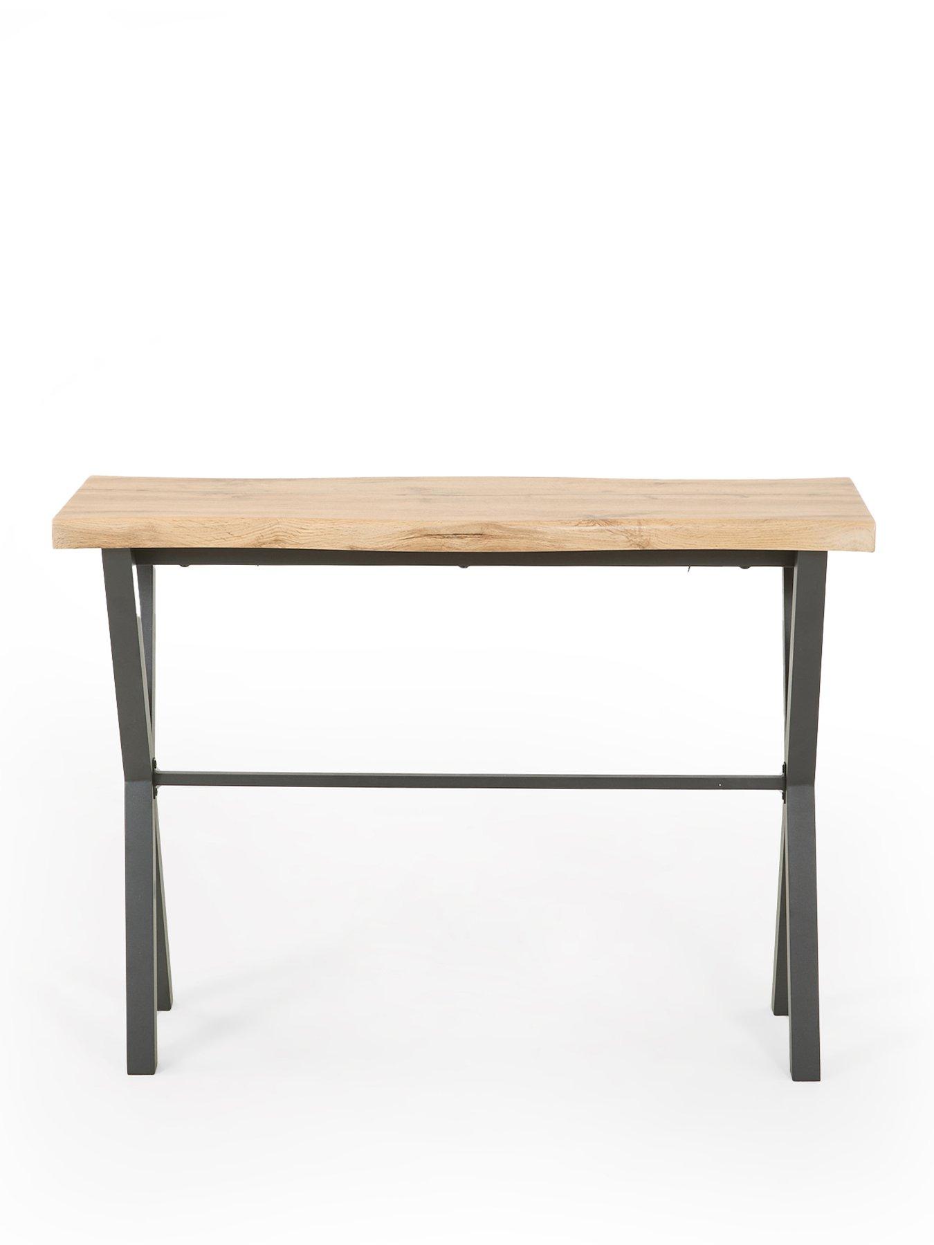 Image 2 of 7 of The Very Collection Mathers Console Table - Oak/Black - FSC&reg; Certified