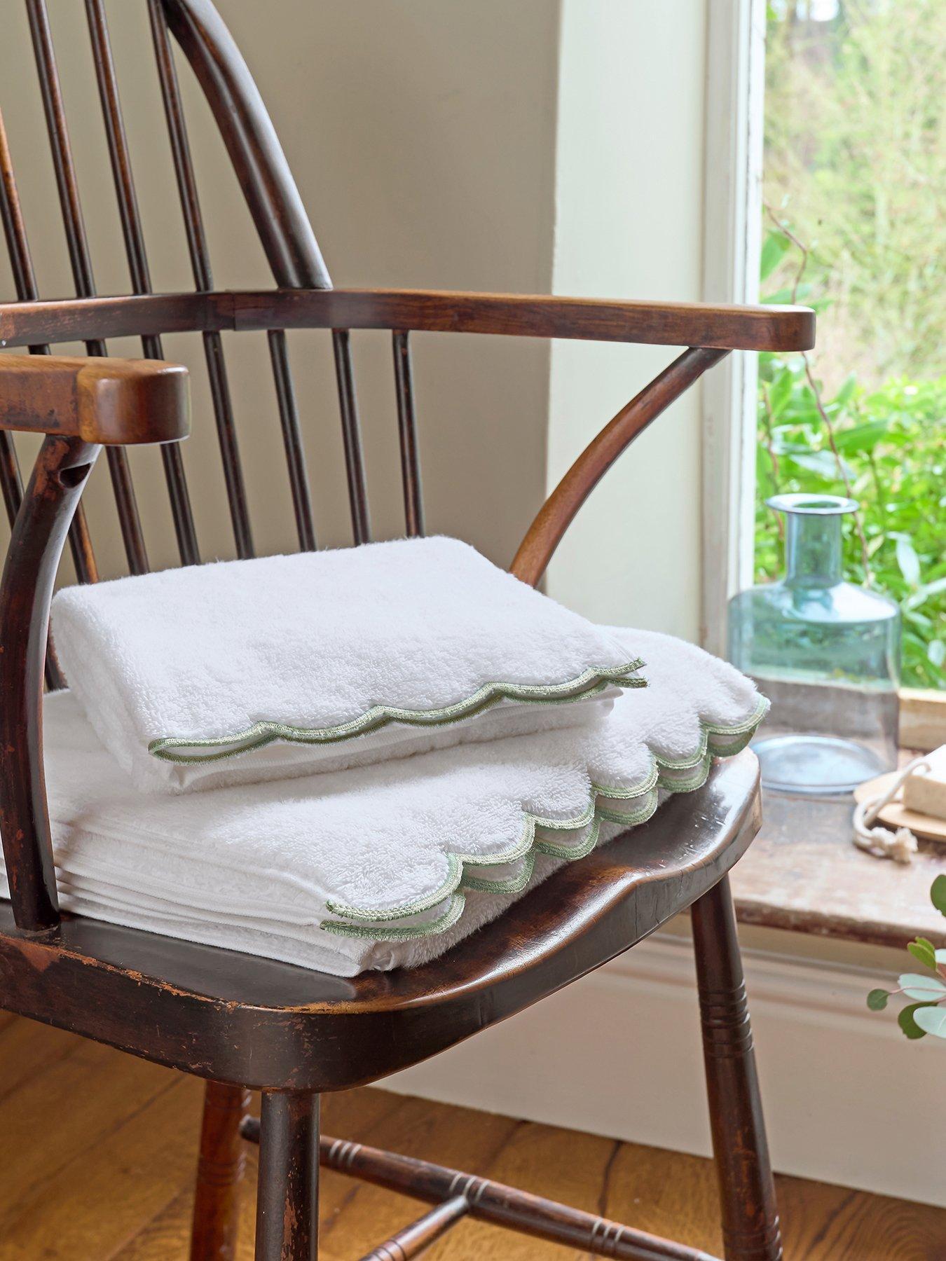 Christy Scallop Edge Luxury Turkish Cotton Towels