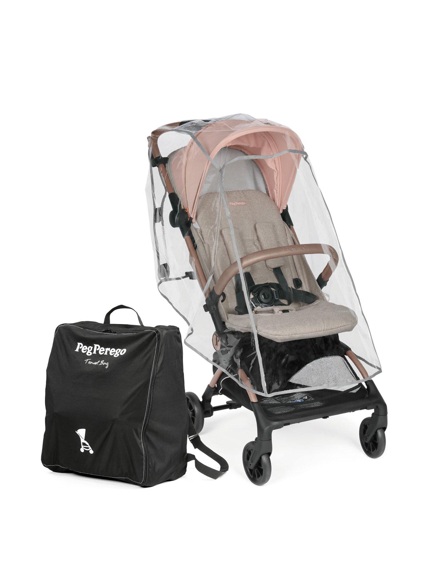 Peg Perego Volo Stroller with Raincover & Travel Bag - Mon Amour