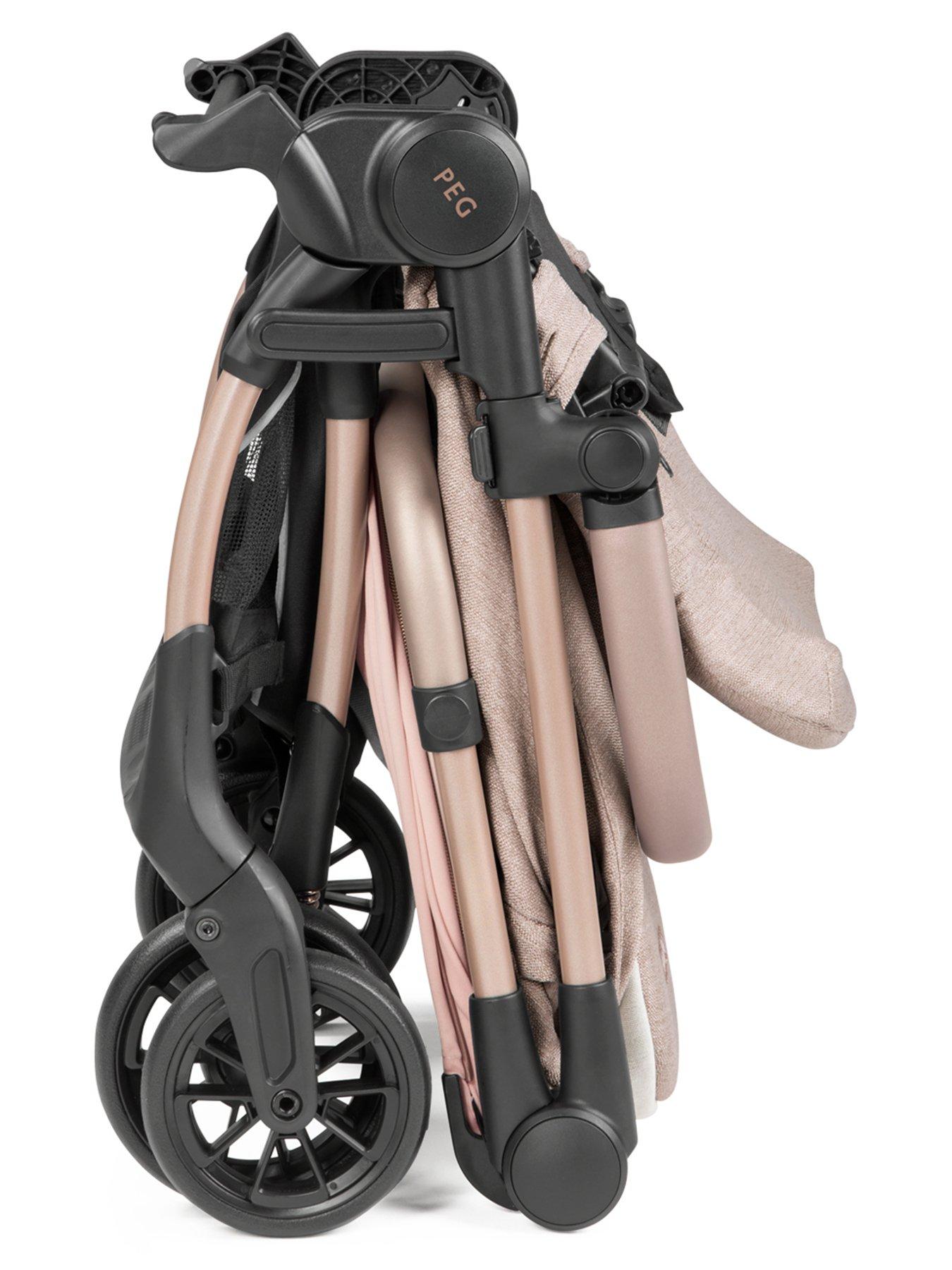 Image 6 of 7 of Peg Perego Volo Stroller with Raincover & Travel Bag - Mon Amour