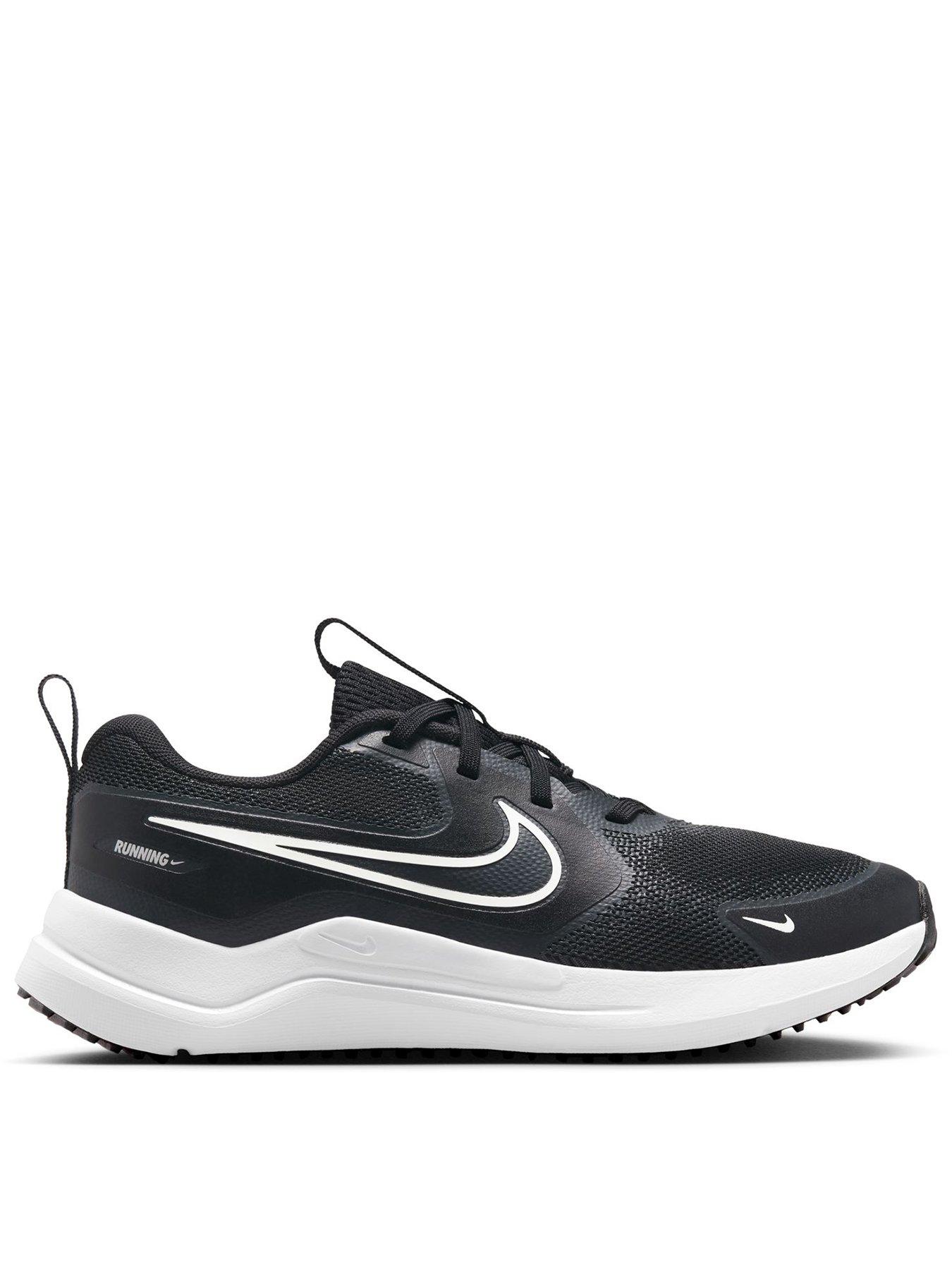 Image 1 of 7 of Nike Big Kids Cosmic Runner Road Running Trainers - Black