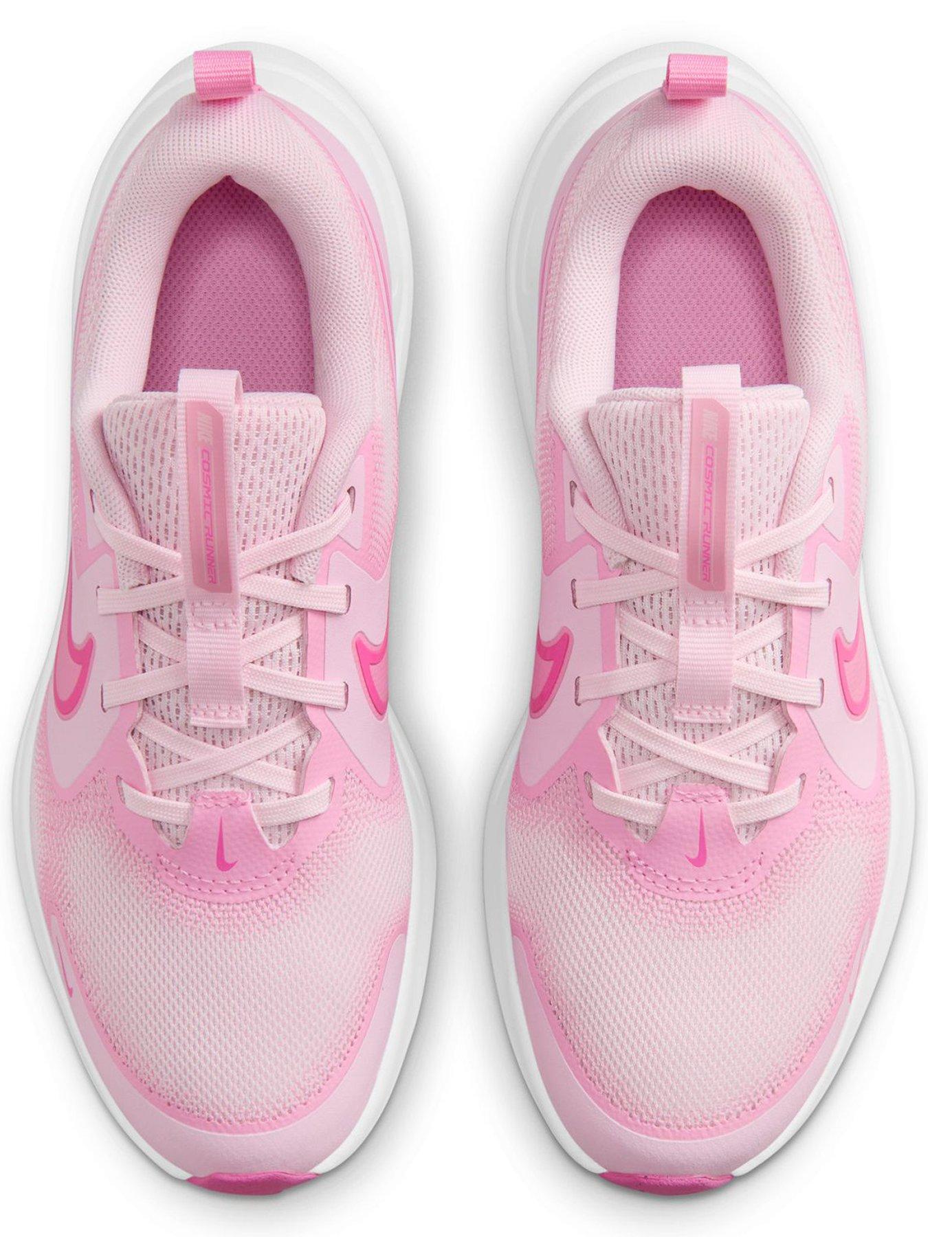 Image 4 of 7 of Nike Big Kids Cosmic Runner Road Running Trainers - Pink