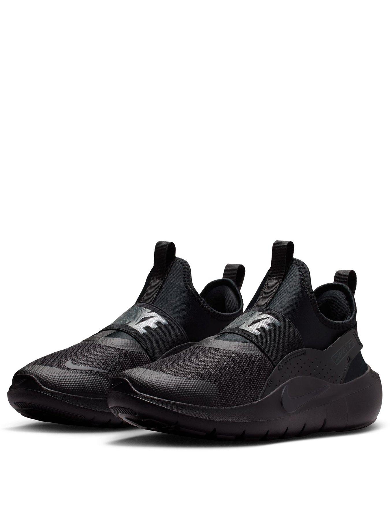 Image 2 of 7 of Nike Big Kids Flex Runner 4 Running Trainers - Black