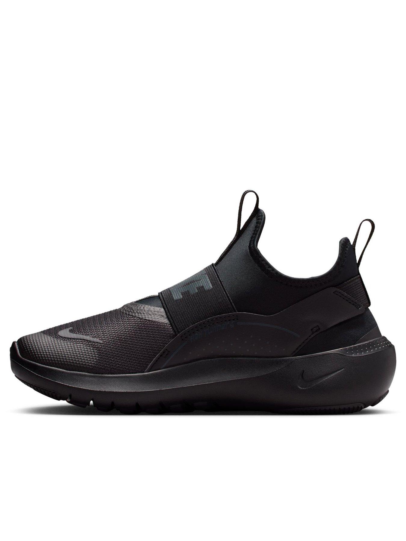 Image 6 of 7 of Nike Big Kids Flex Runner 4 Running Trainers - Black