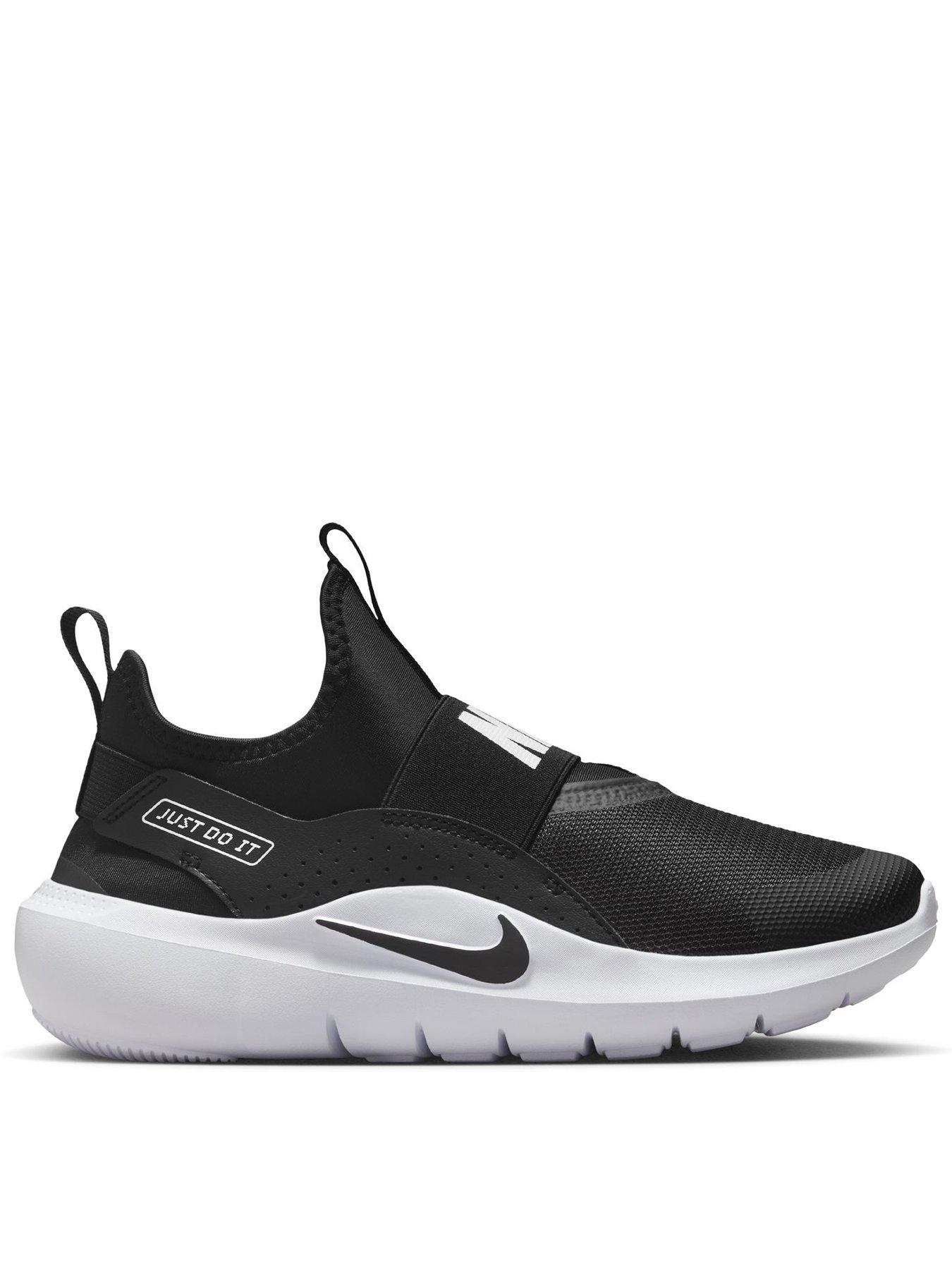 Nike Big Kids Flex Runner 4 Running Trainers - Black