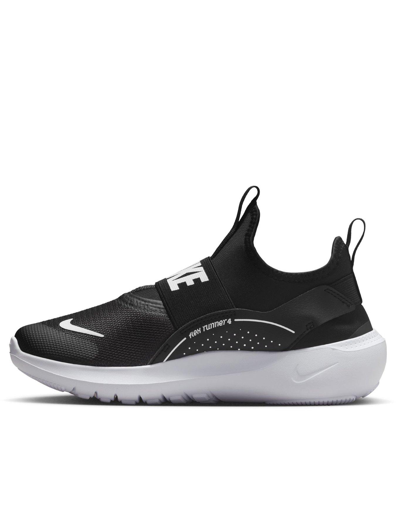 Image 6 of 7 of Nike Big Kids Flex Runner 4 Running Shoes - Black