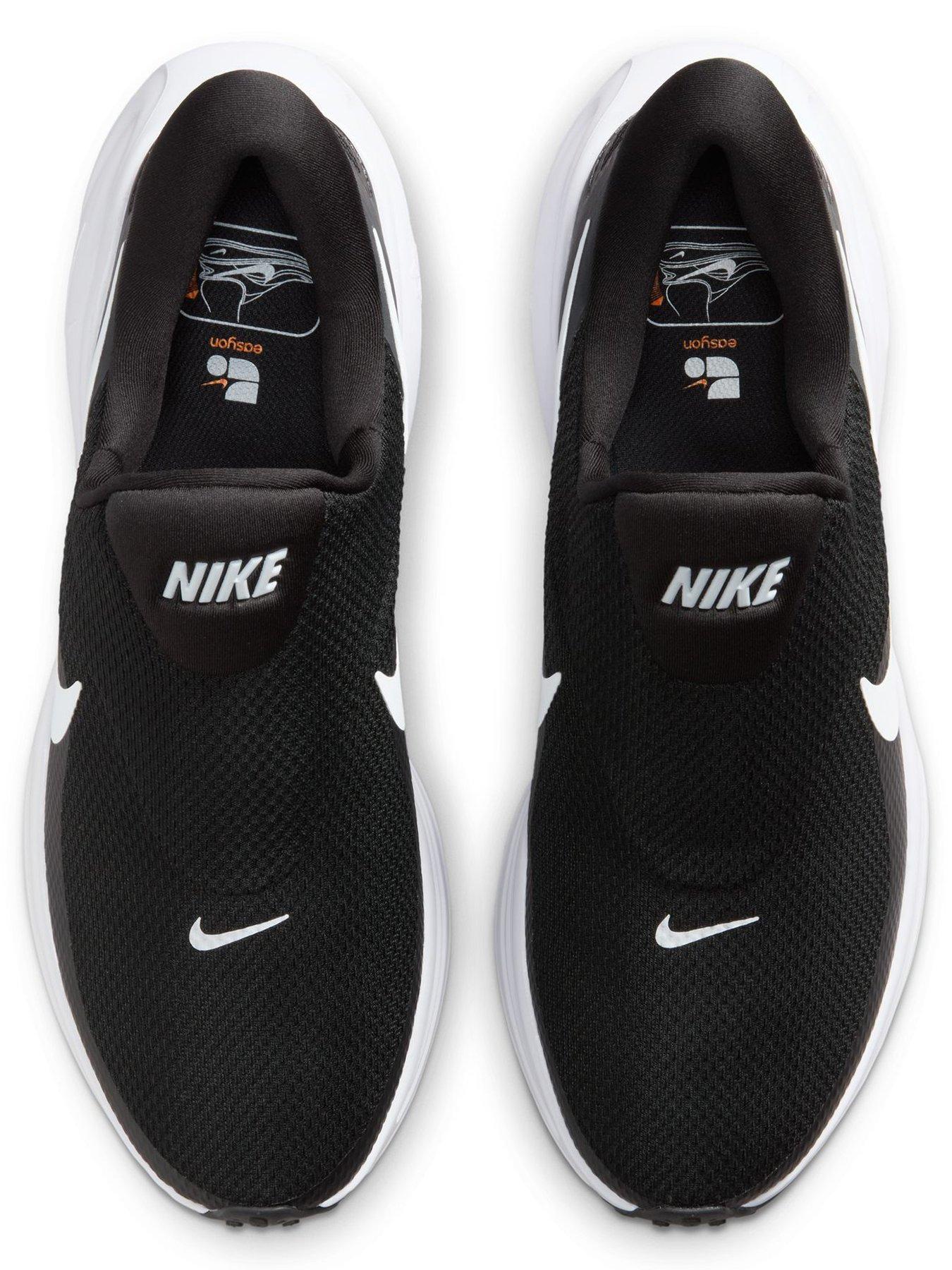 Image 4 of 7 of Nike Mens Running Revolution 8 EasyOn Trainers - Black