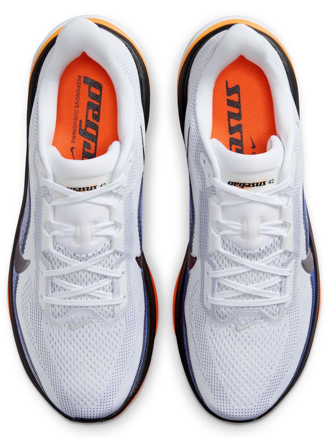 Image 4 of 8 of Nike Mens Running Pegasus 42 Trainers - White