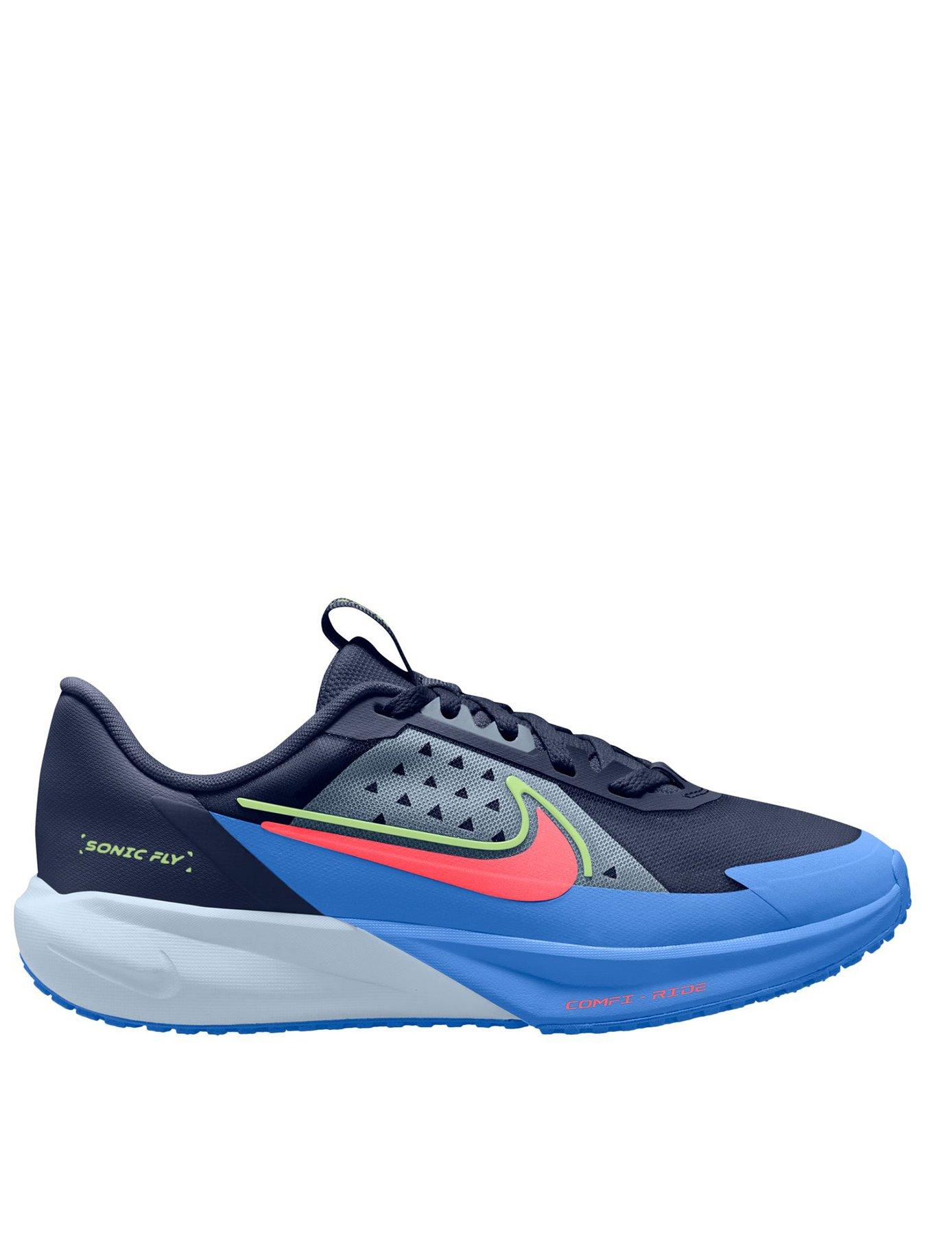 Nike Junior Sonic Fly Trainers - Navy