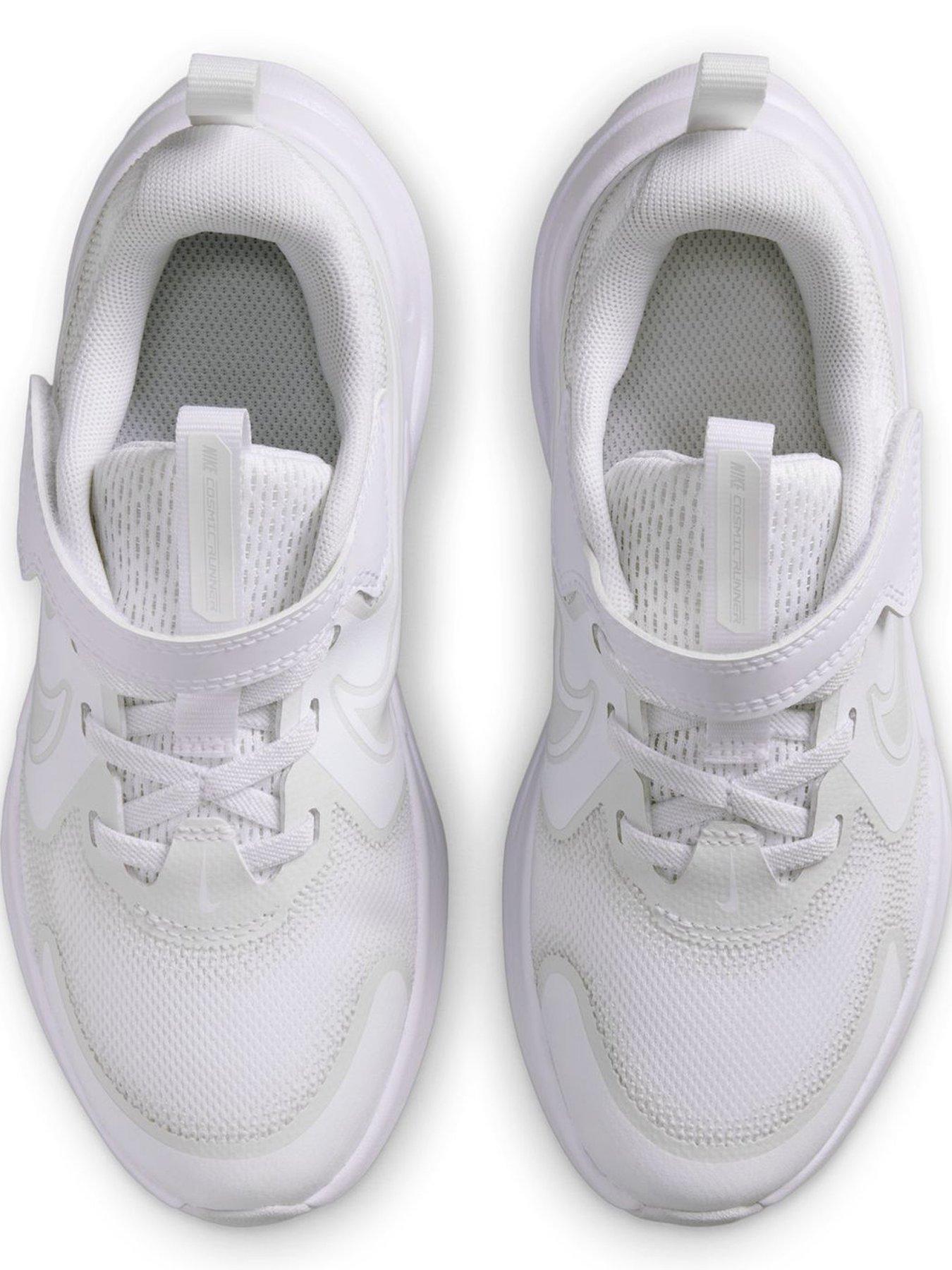 Image 4 of 7 of Nike Little Kids Cosmic Runner Trainers - White
