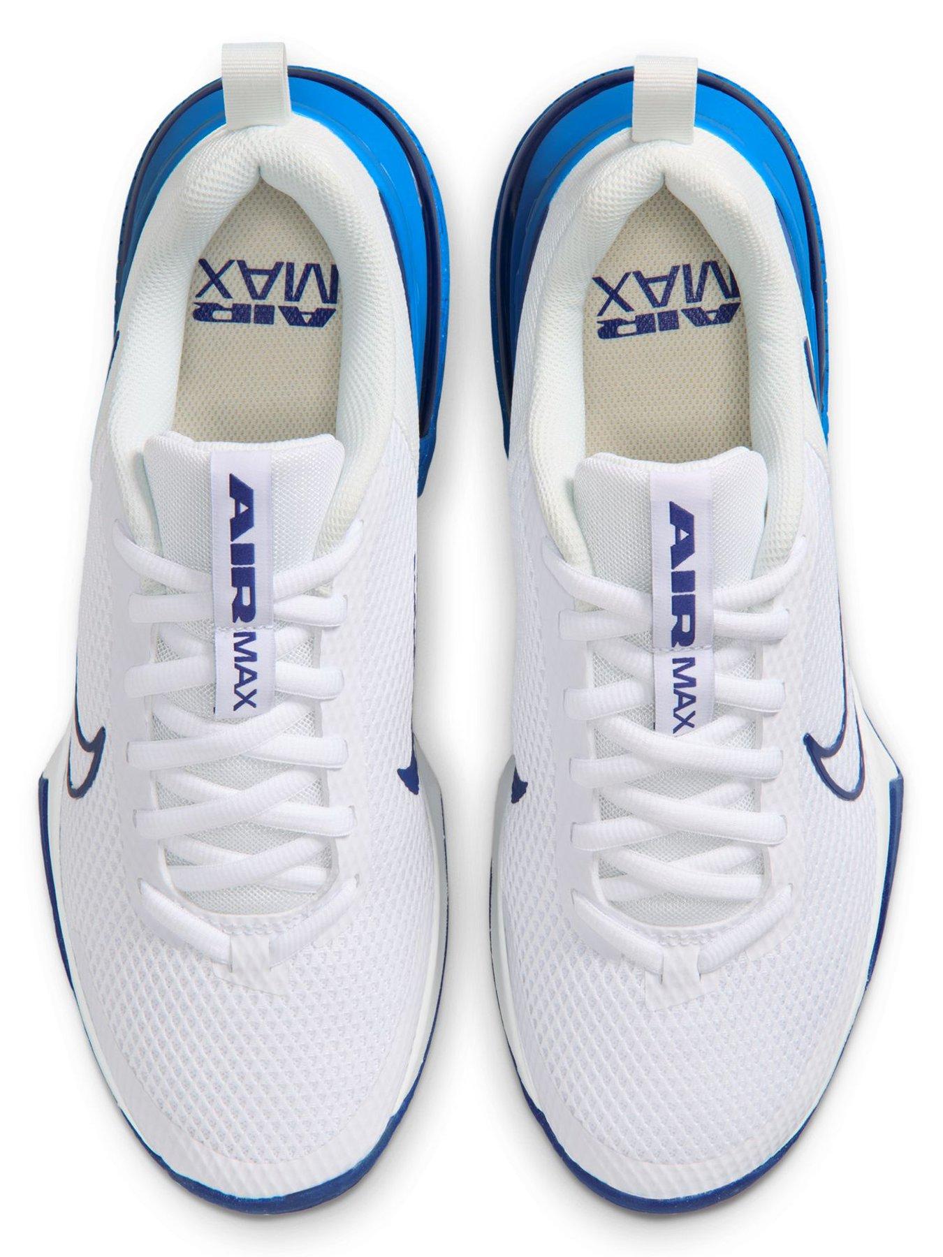 Image 4 of 7 of Nike Mens Training Air Max Alpha 6 Trainers - White/Blue