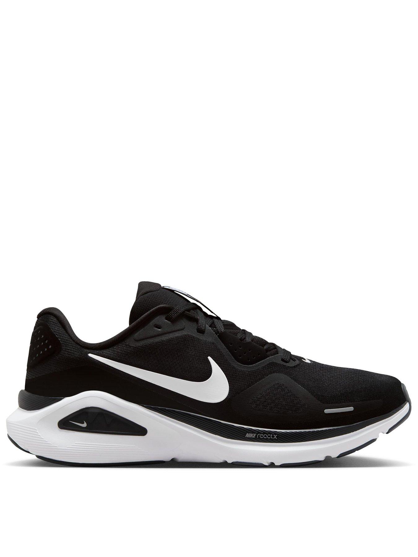Image 1 of 7 of Nike Mens Running Structure 26 Trainers - Black