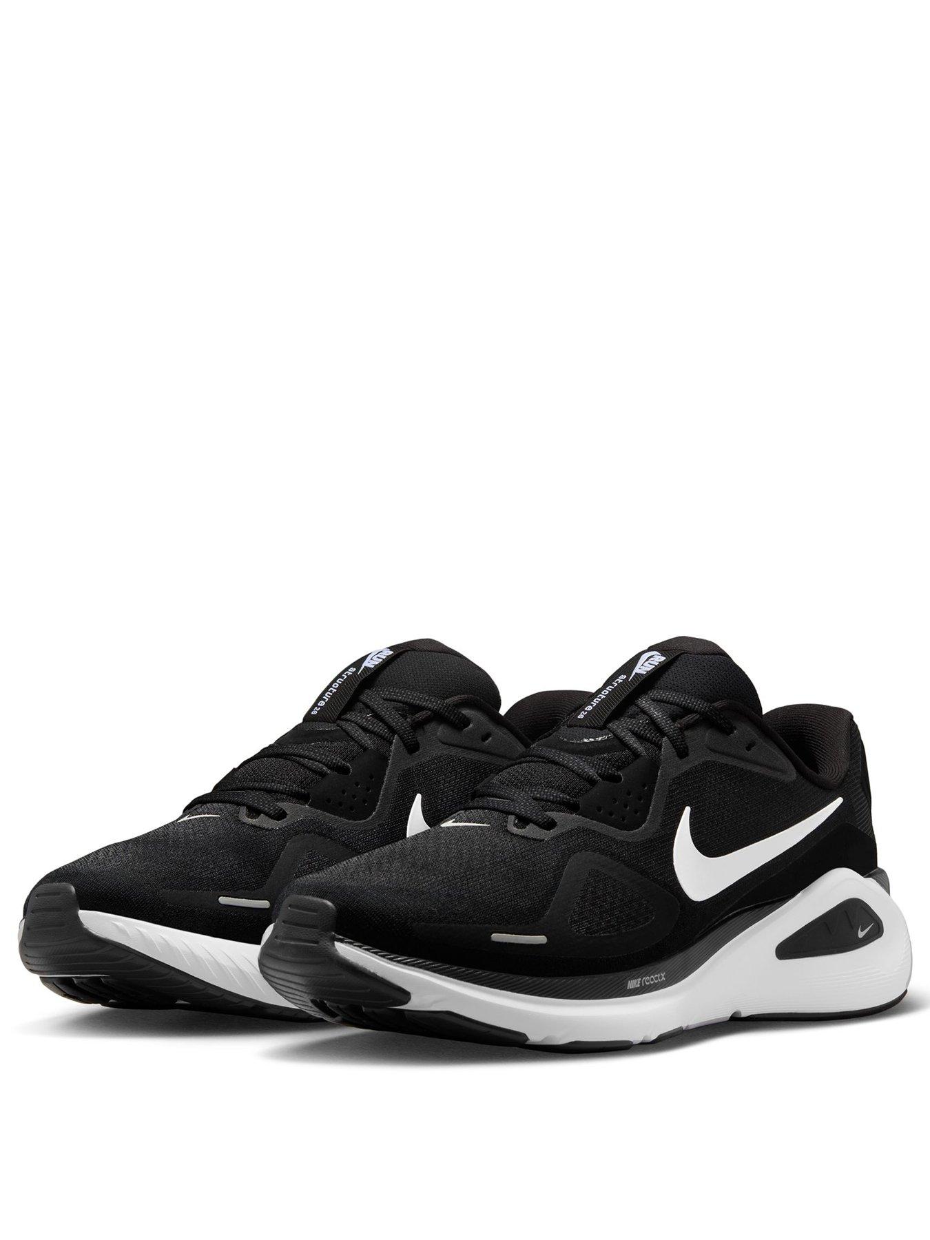Image 2 of 7 of Nike Mens Running Structure 26 Trainers - Black
