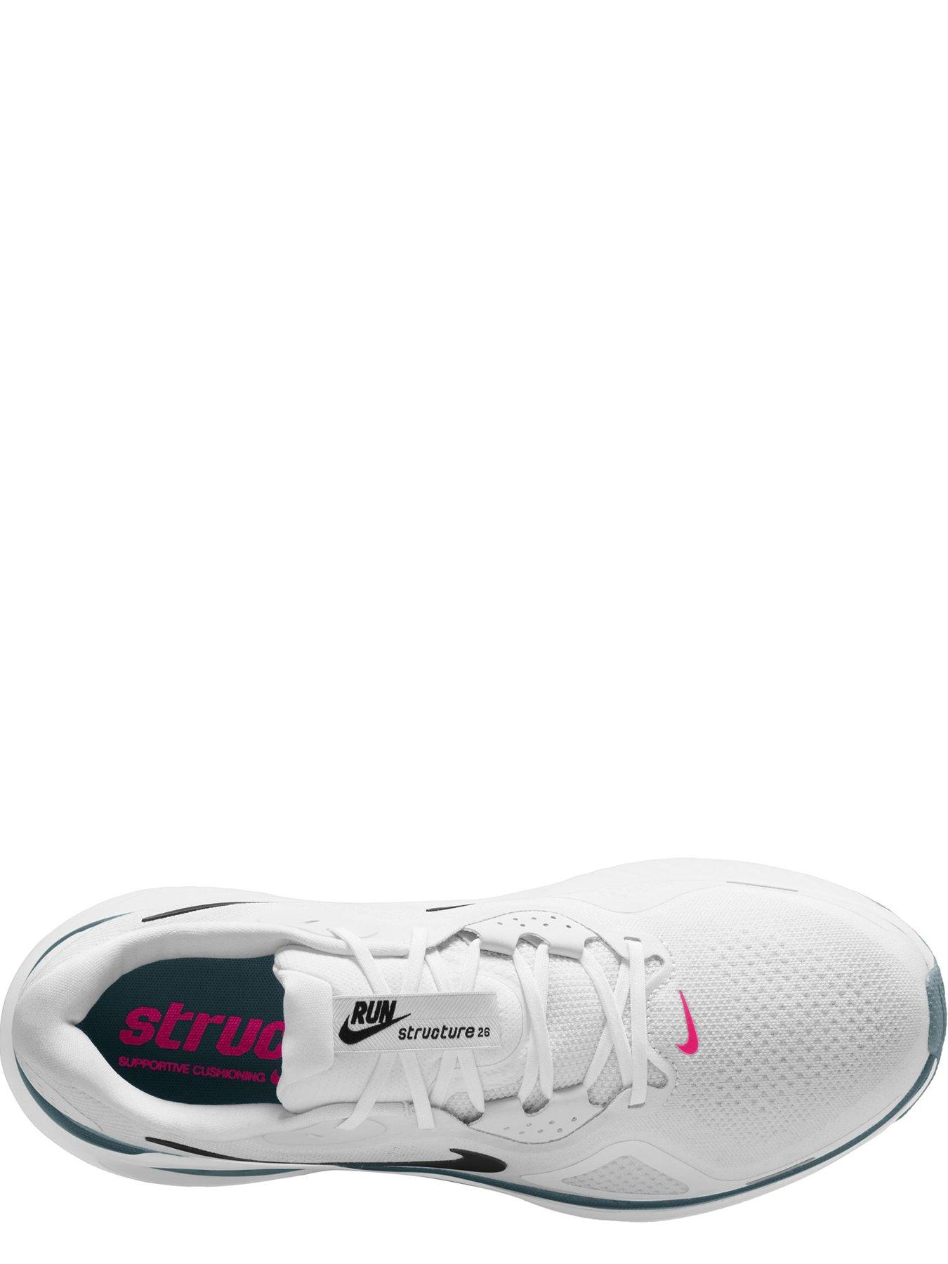 Image 2 of 5 of Nike Mens Running Structure 26 Trainers - White