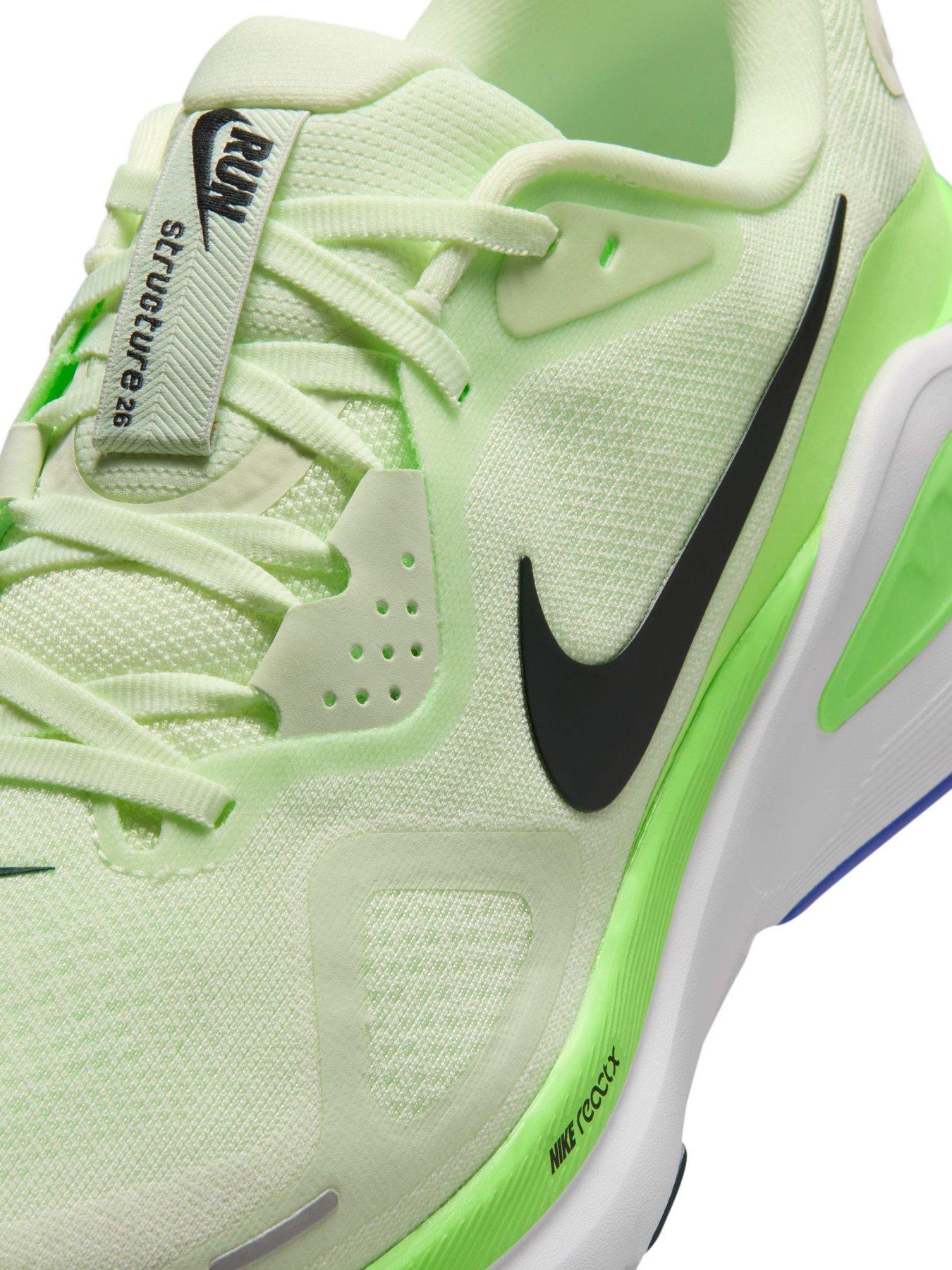 Image 6 of 7 of Nike Mens Running Structure 26 Trainers - Green
