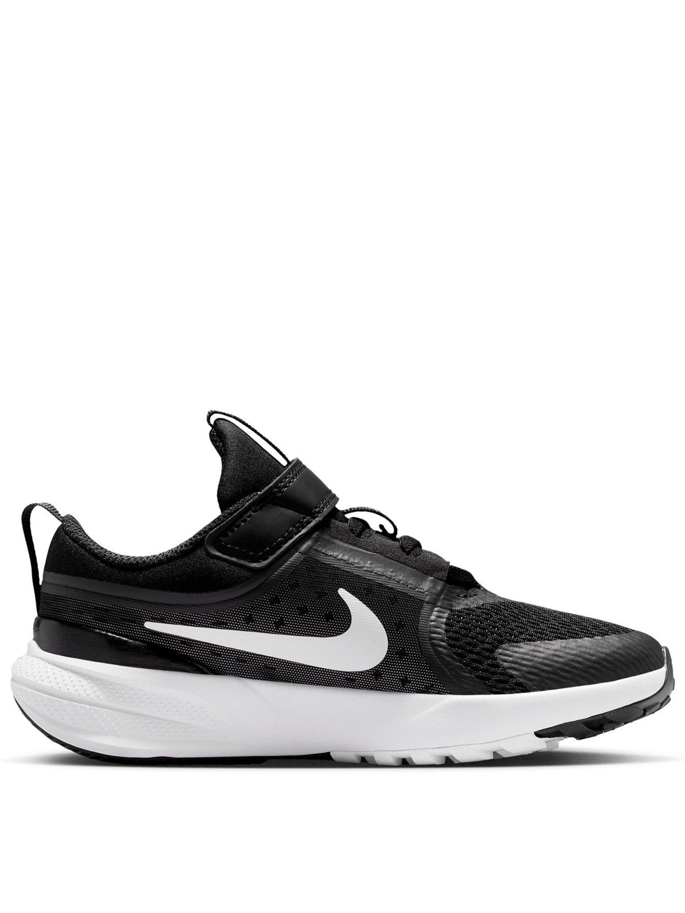 Nike Little Kids Star Runner 5 Running Trainers - Black/White
