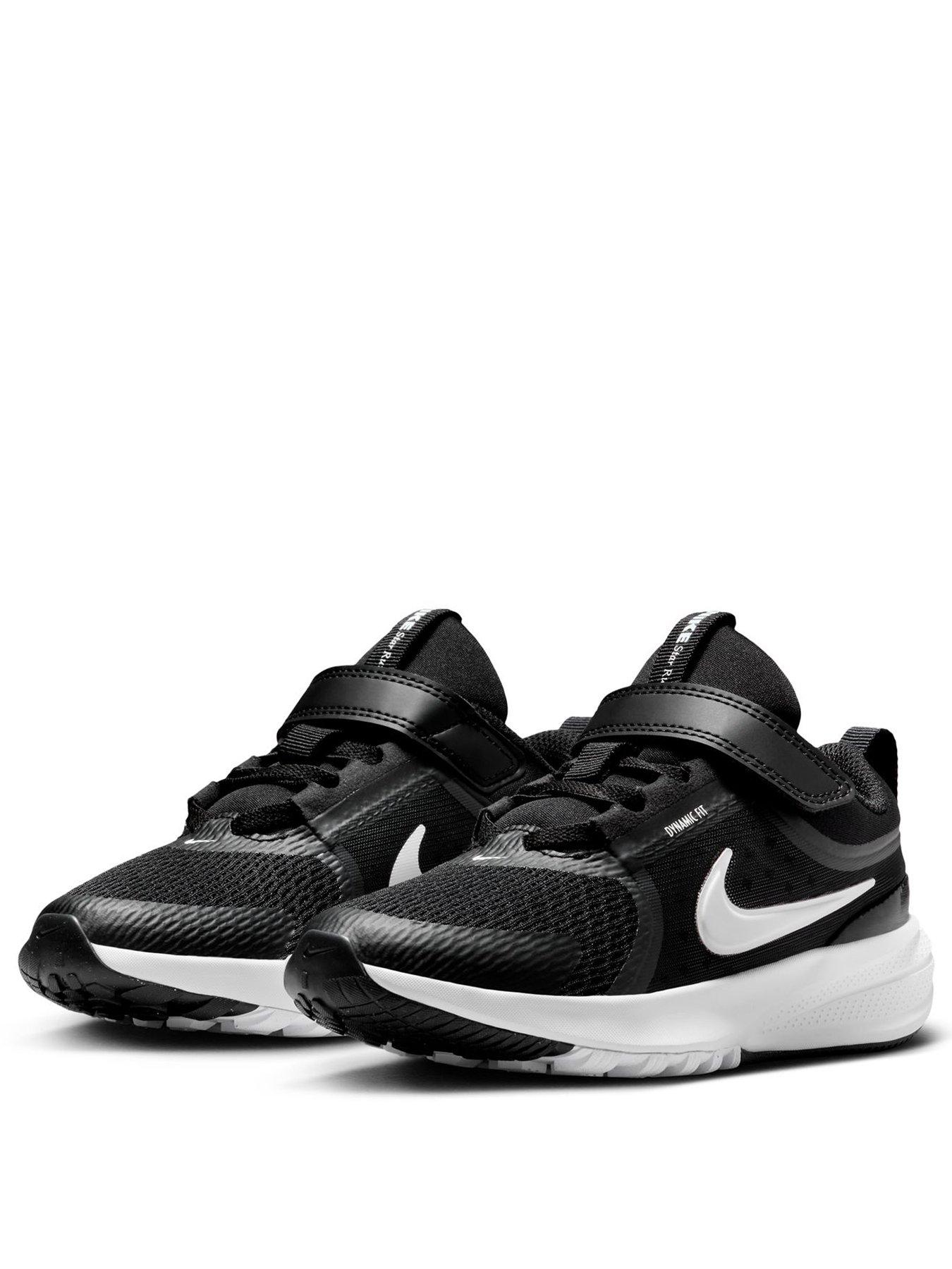 Image 2 of 8 of Nike Little Kids Star Runner 5 Running Trainers - Black/White