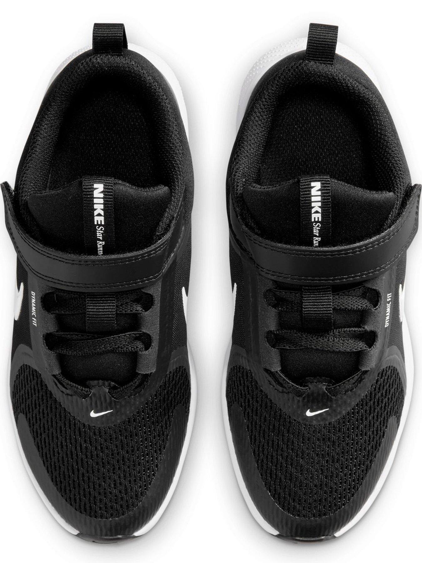 Image 4 of 8 of Nike Little Kids Star Runner 5 Running Trainers - Black/White