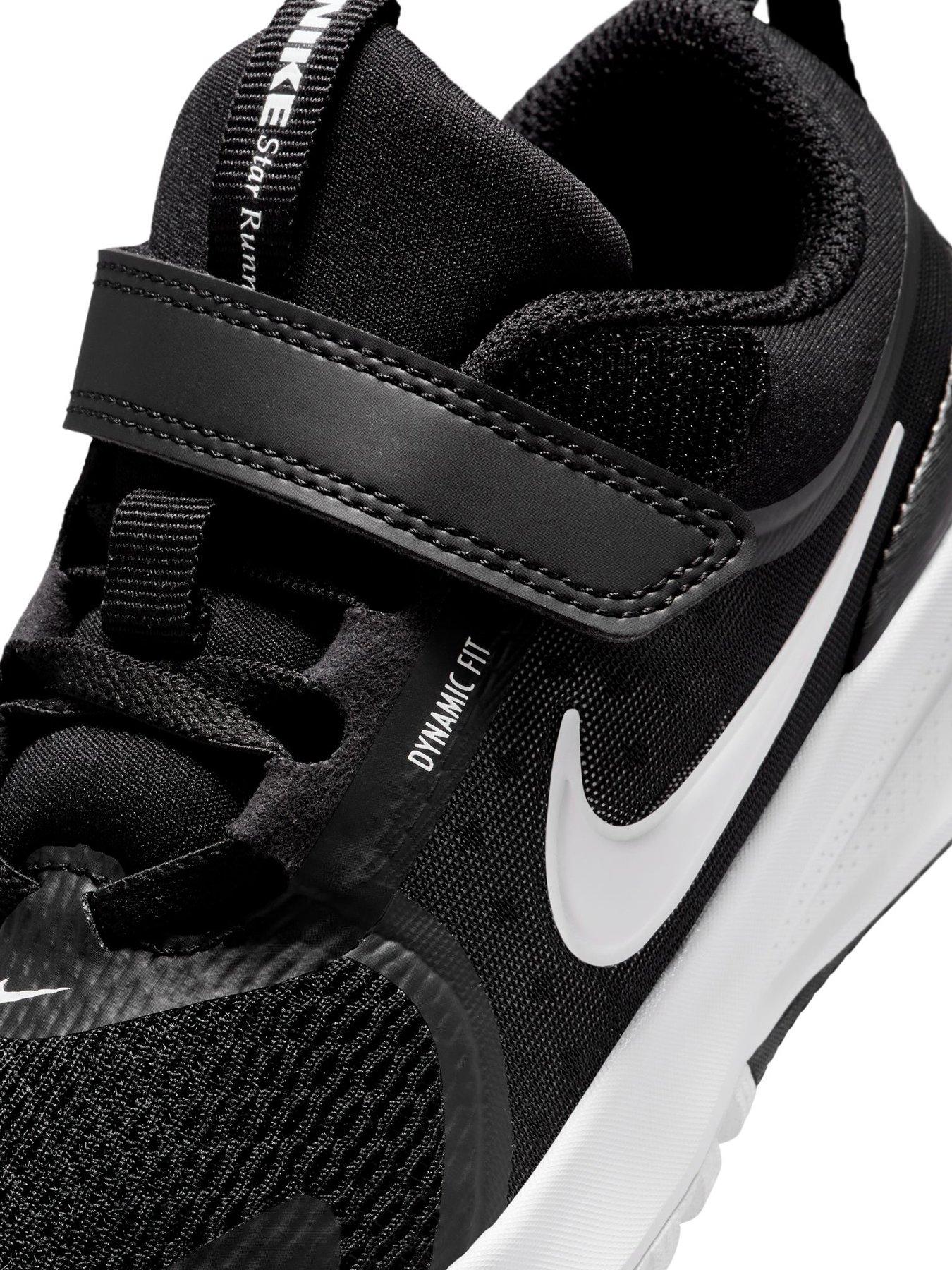 Image 7 of 8 of Nike Little Kids Star Runner 5 Running Trainers - Black/White