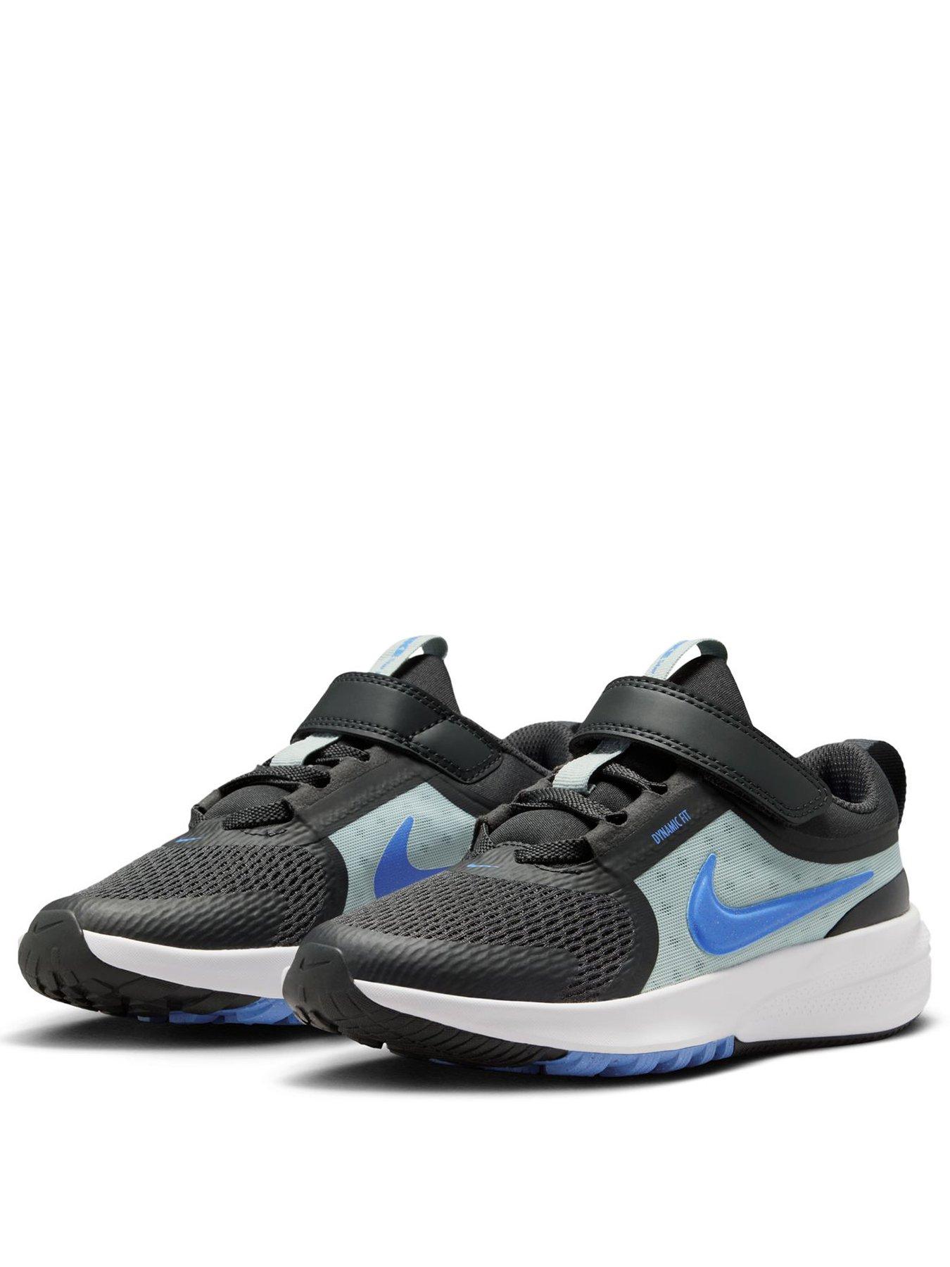 Image 2 of 7 of Nike Little Kids Star Runner 5 Running Trainers - Grey/Blue