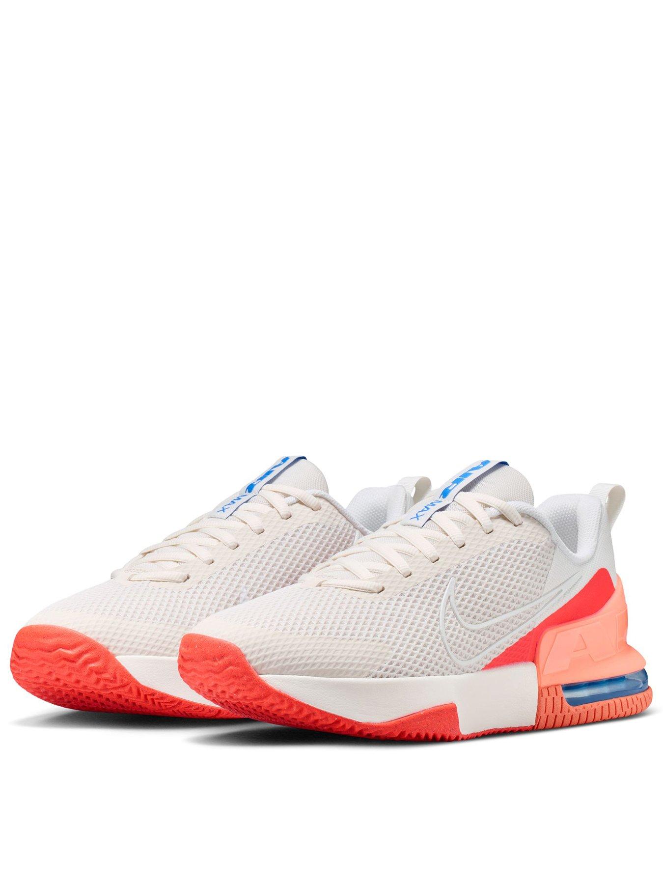 Image 1 of 5 of Nike Mens Air Max Alpha 6 Trainers - White/Orange