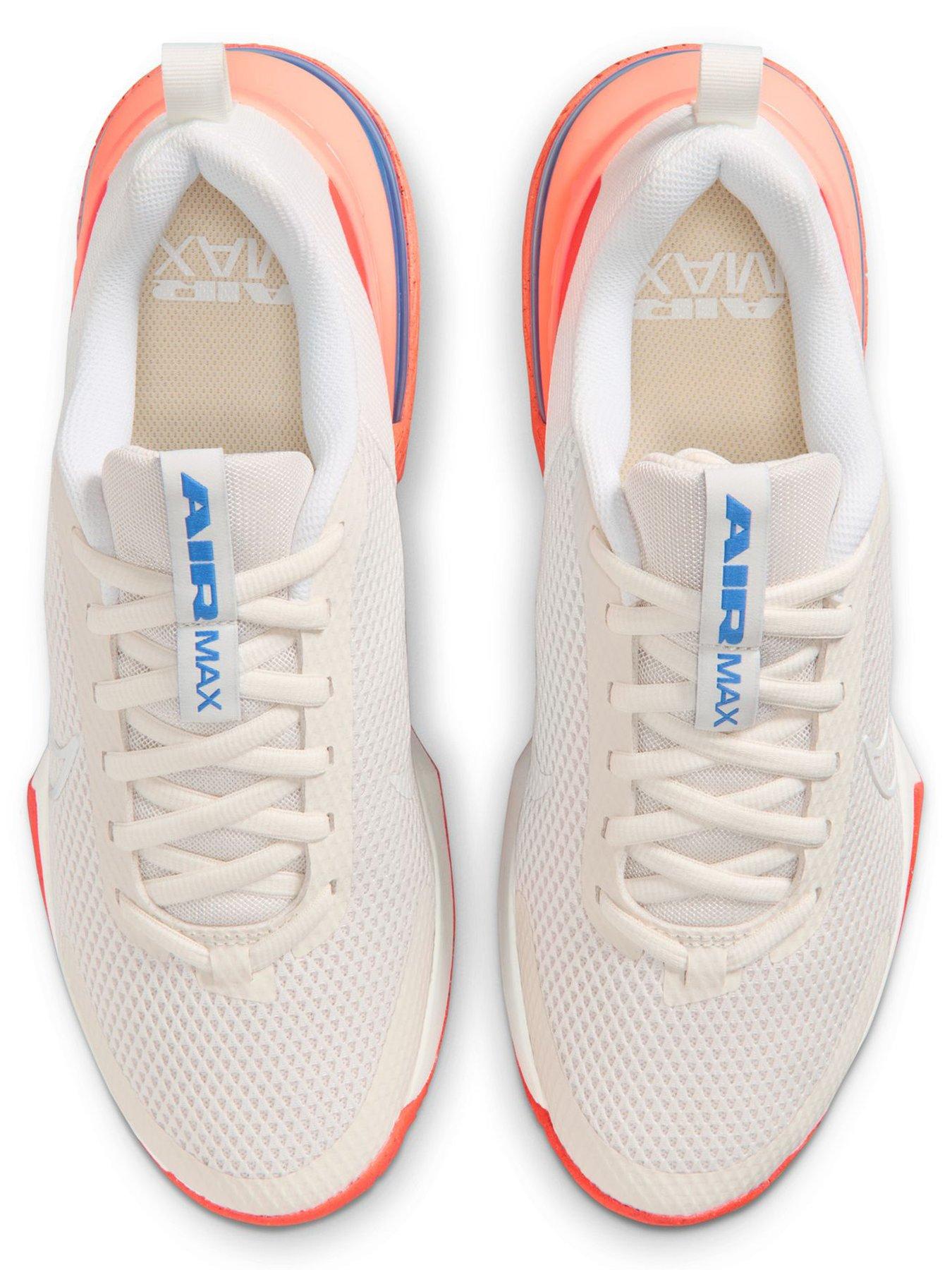 Image 3 of 5 of Nike Mens Air Max Alpha 6 Trainers - White/Orange