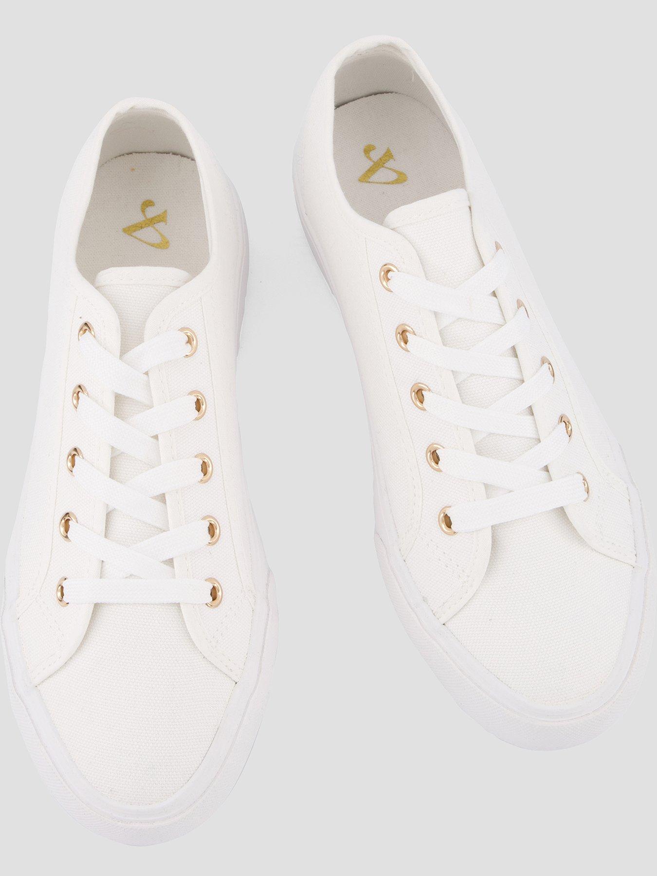 the-very-collection-canvas-trainers-whiteoutfit