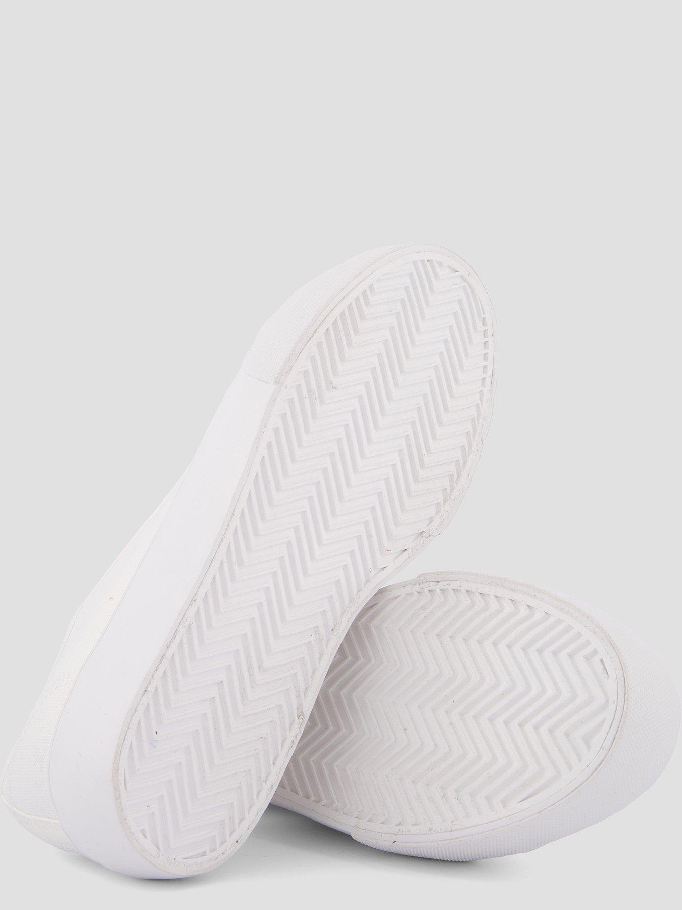 the-very-collection-canvas-trainers-whitedetail