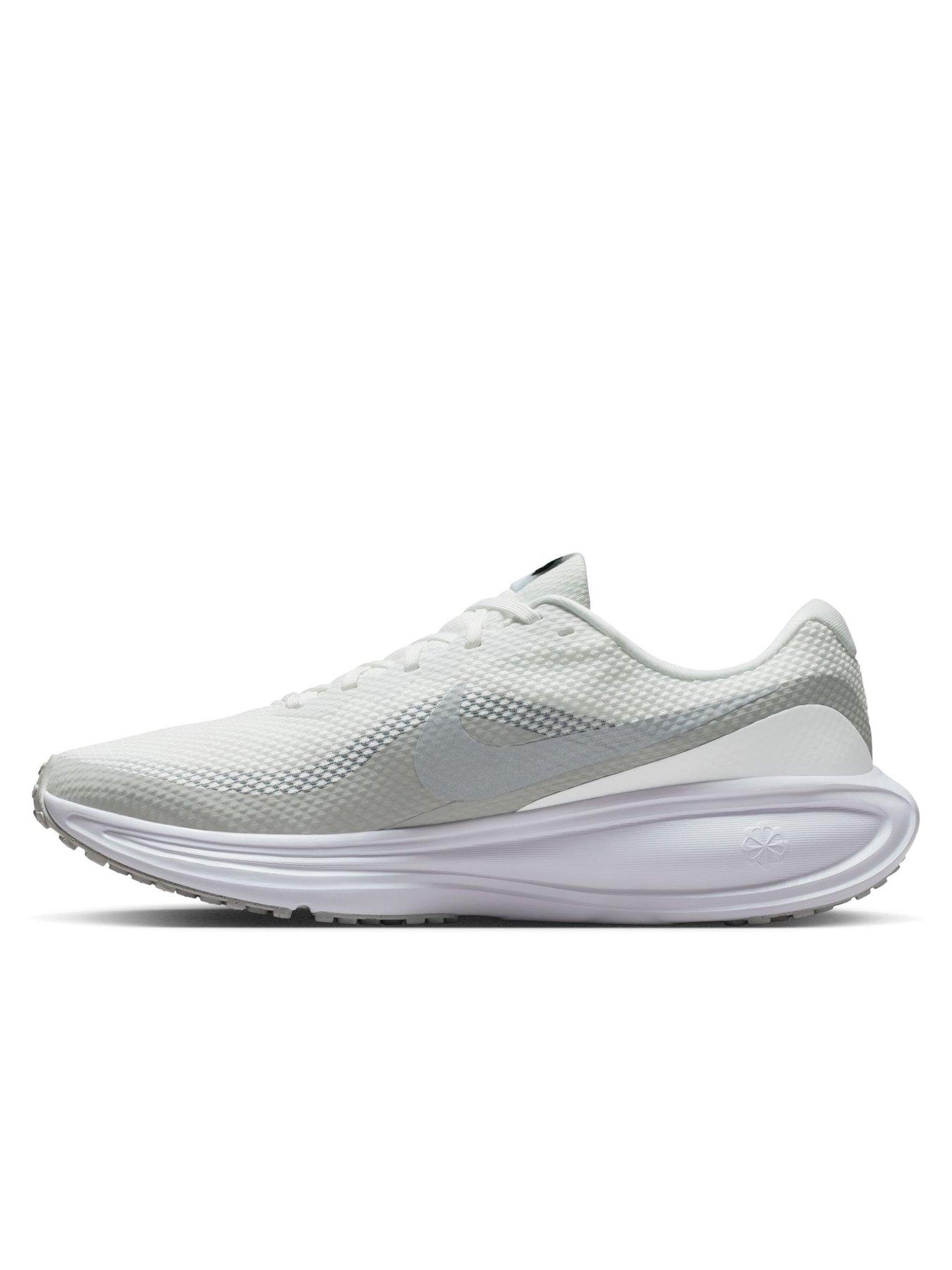 Image 6 of 7 of Nike Mens Running Revolution 8 Trainers - White