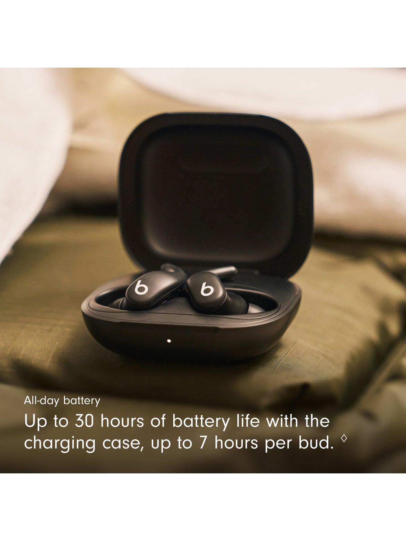 Image 5 of 8 of Beats Powerbeats Fit - Wireless Noise-Cancelling Workout Earbuds with Ultimate Secure Fit - Jet Black