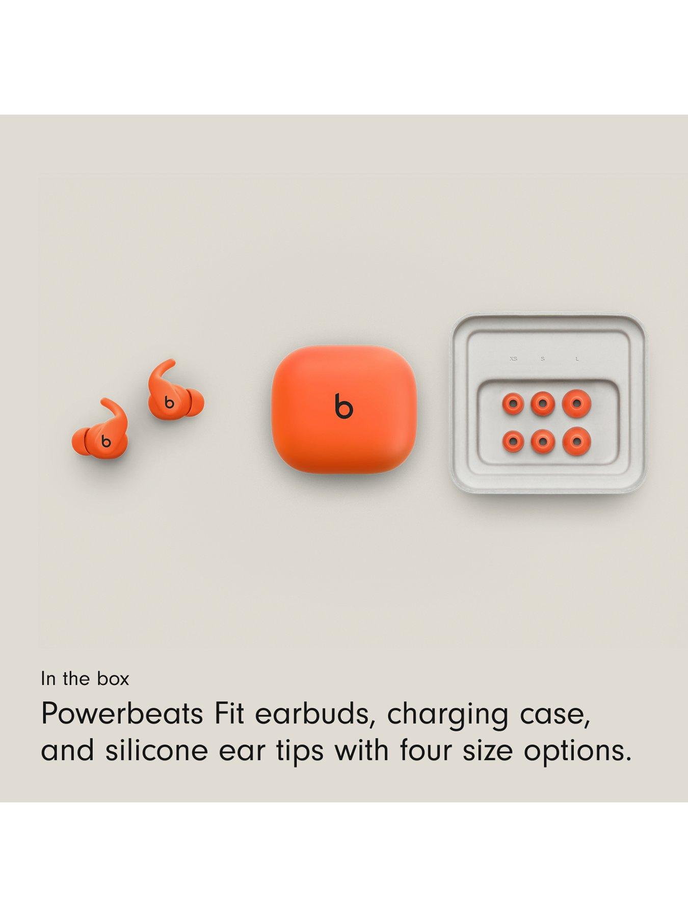 Image 7 of 8 of Beats Powerbeats Fit - Wireless Noise-Cancelling Workout Earbuds with Ultimate Secure Fit - Jet Black