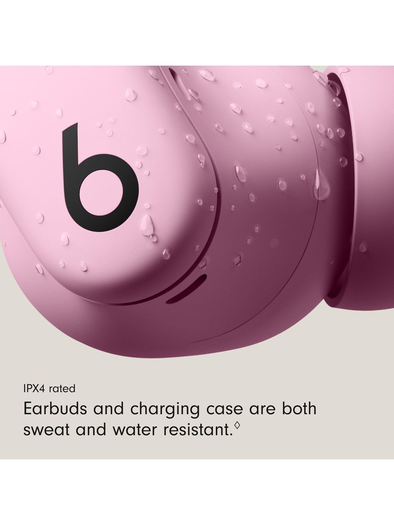 Image 6 of 8 of Beats Powerbeats Fit - Wireless Noise-Cancelling Workout Earbuds with Ultimate Secure Fit - Power Pink