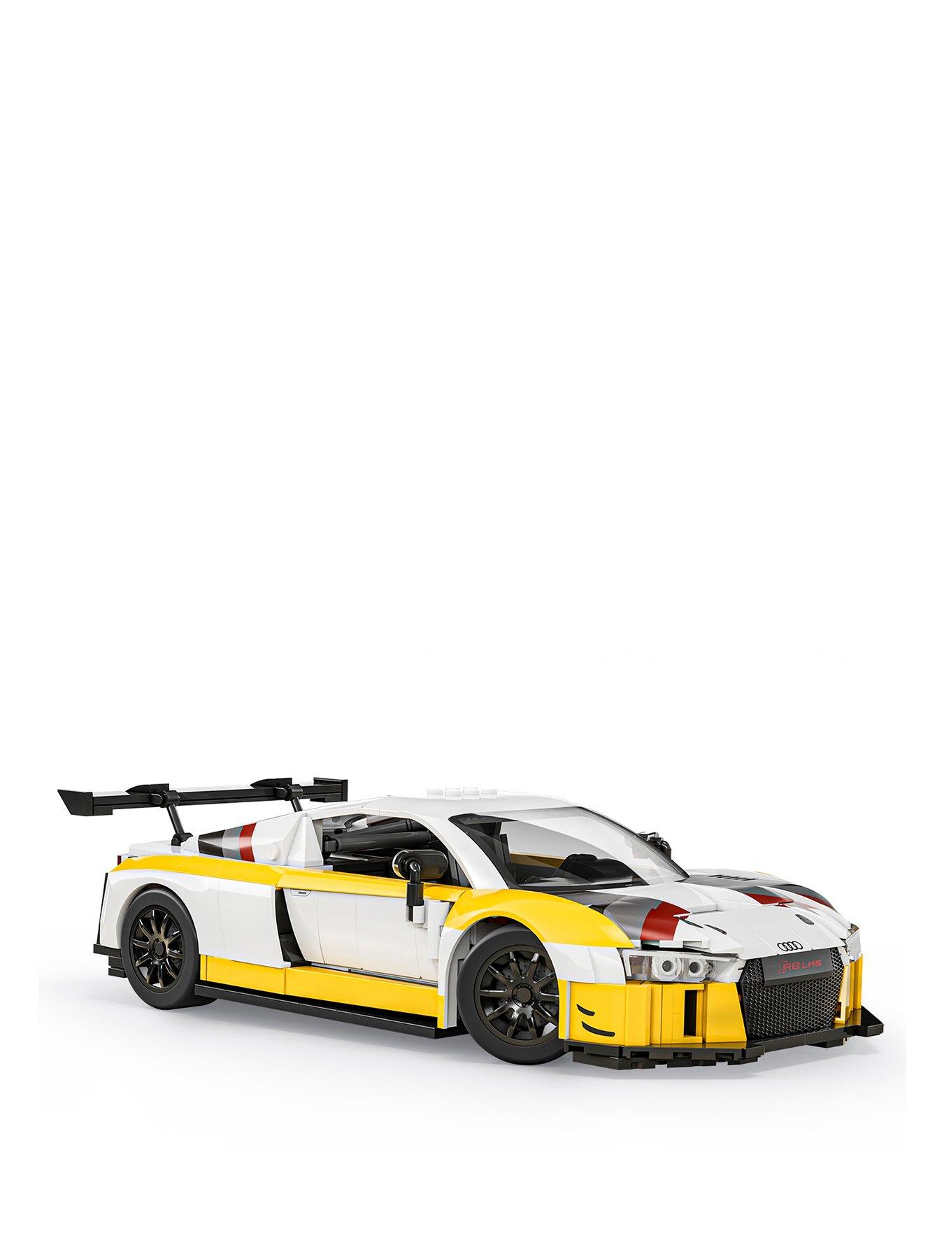 Brick Shop Brick Shop Hot Wheels 15-in Audi R8 LMS Building Toy Kit (820 Pieces), for Collectors