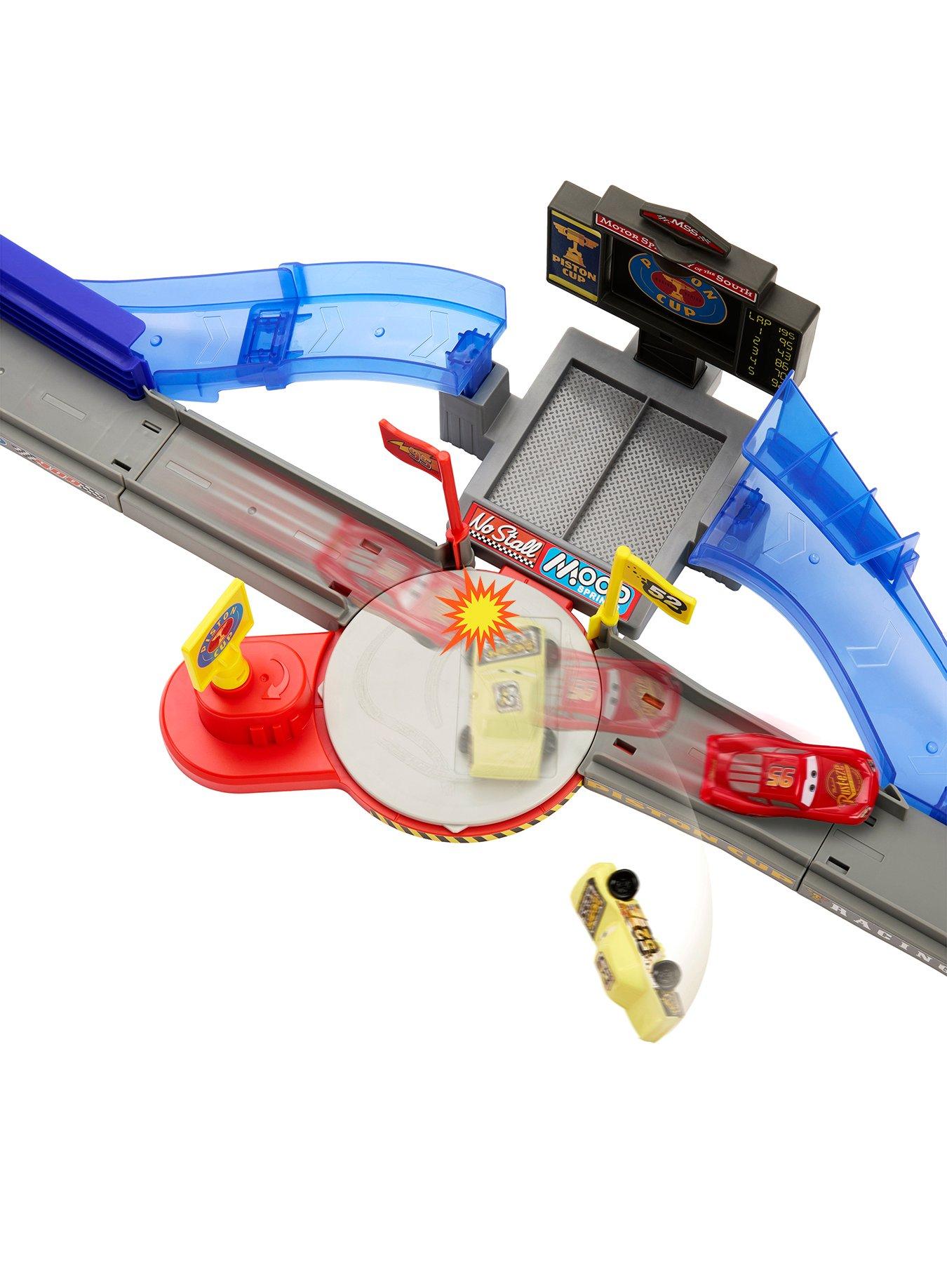 Image 5 of 7 of Disney Pixar Cars Piston Cup Stunting Speedway Playset with Lightning McQueen Toy Car