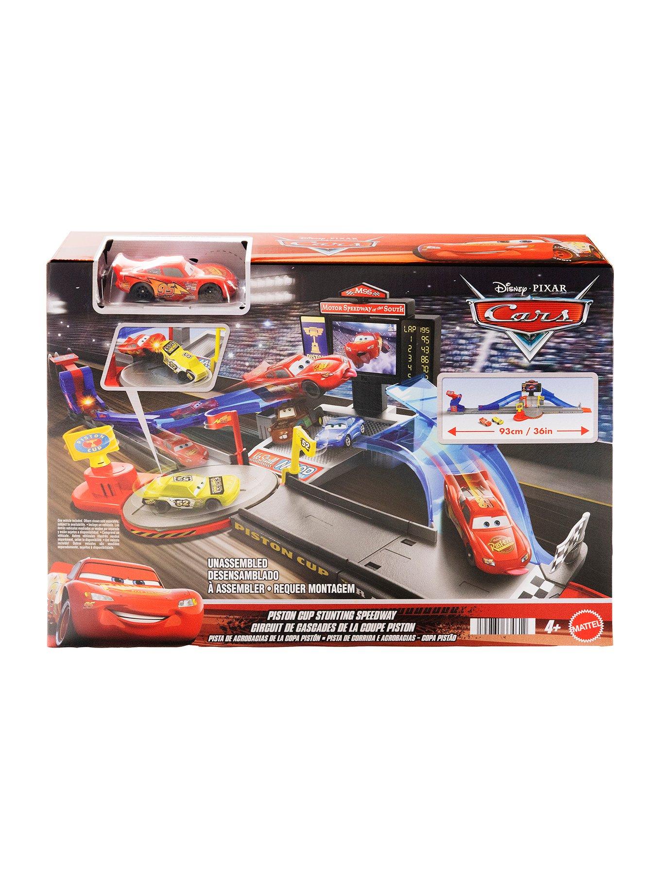 Image 7 of 7 of Disney Pixar Cars Piston Cup Stunting Speedway Playset with Lightning McQueen Toy Car