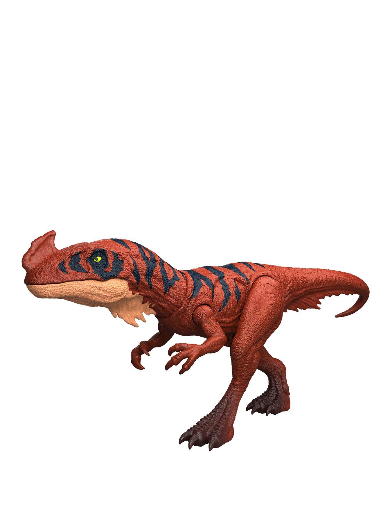 JURASSIC WORLD Wild Roar Afrovenator Dinosaur Action Figure Toy