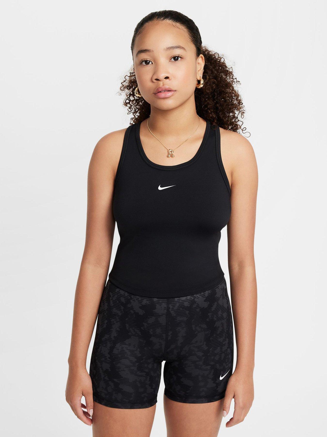 Nike Junior Girls Training Dri-FIT Tank - Black