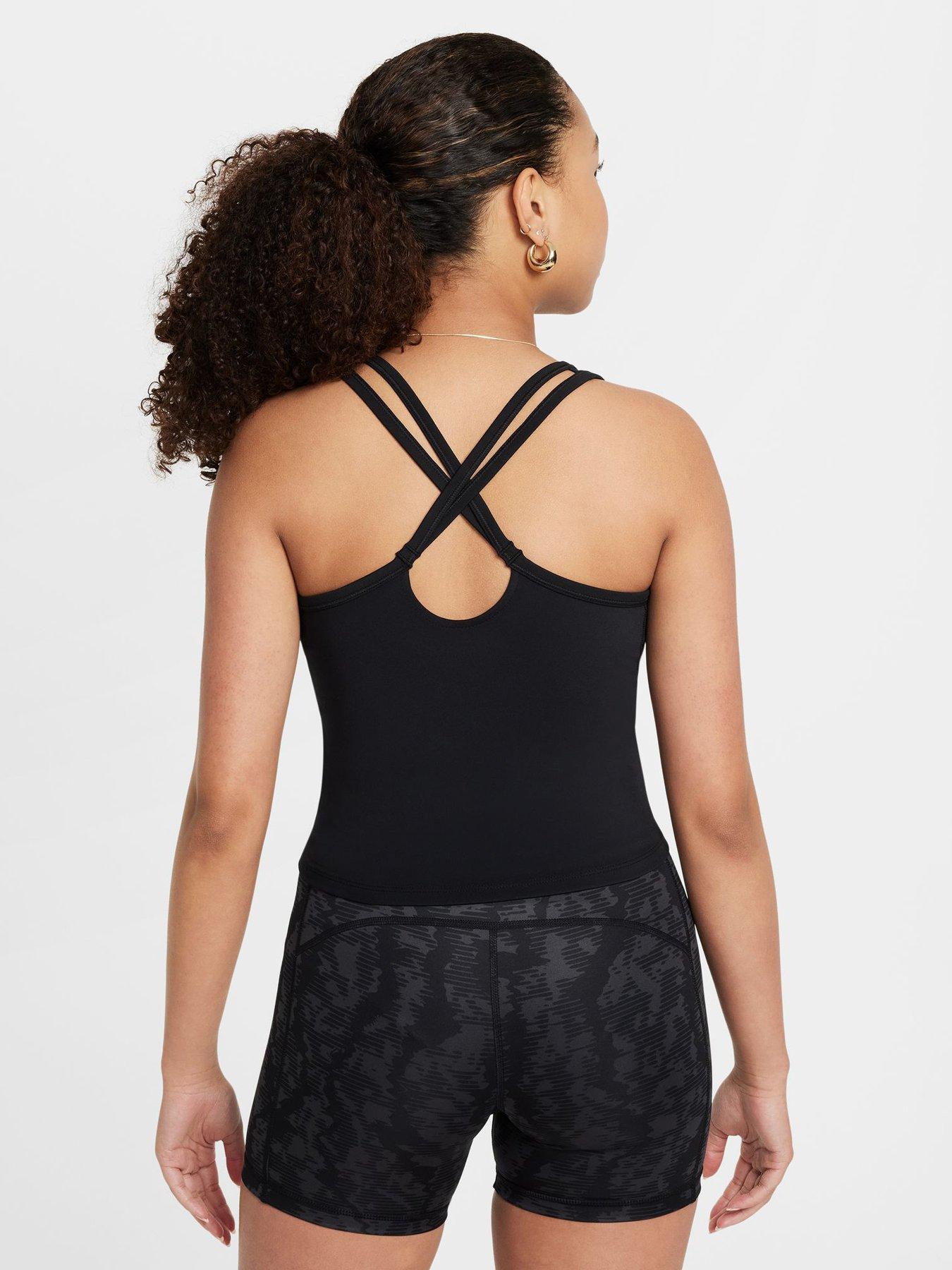 Image 2 of 5 of Nike Junior Girls Training Dri-FIT Tank - Black