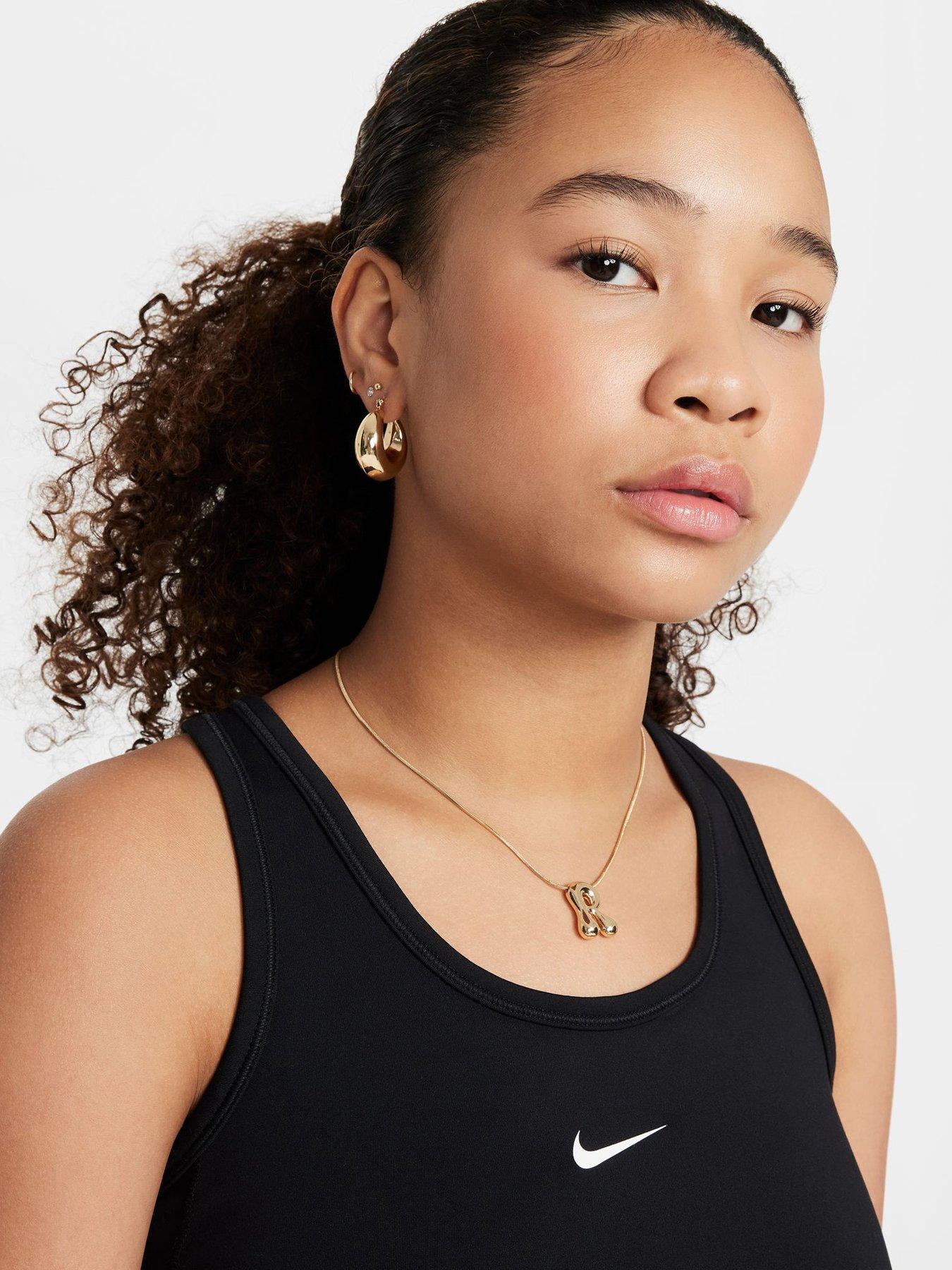 Image 4 of 5 of Nike Junior Girls Training Dri-FIT Tank - Black