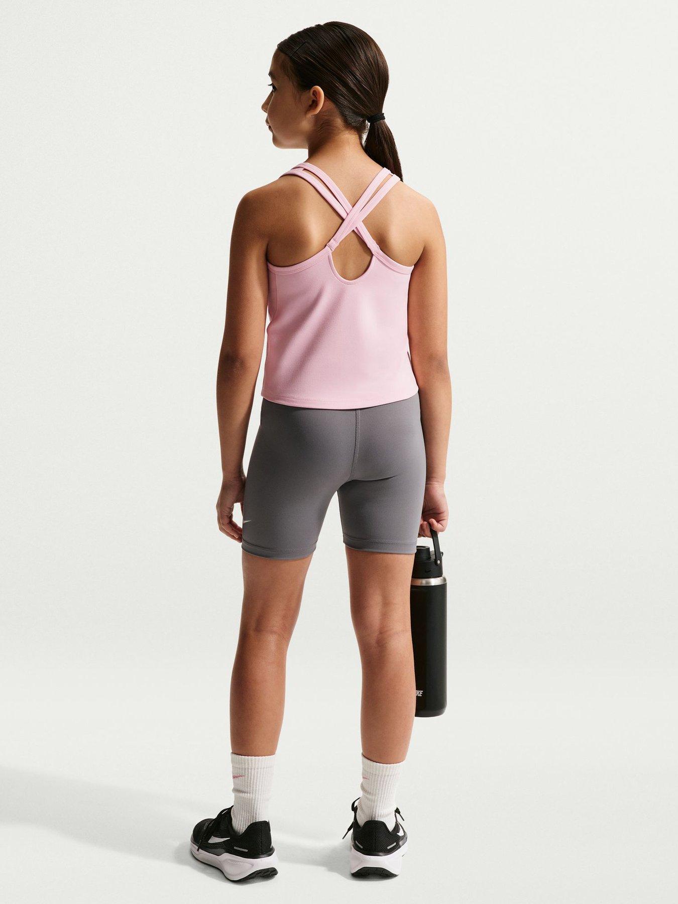 Image 2 of 5 of Nike Junior Girls Training Dri-FIT Tank - Pink