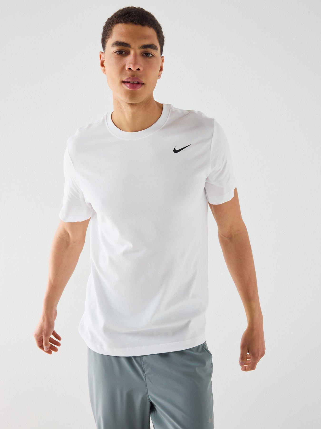 Nike Mens Training Fitness T-Shirt - White