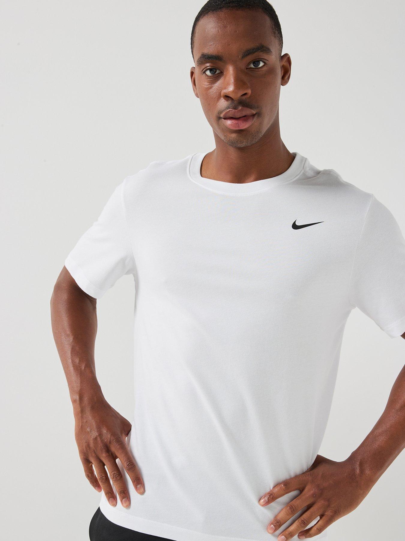 Nike Mens Training Fitness T-Shirt - White