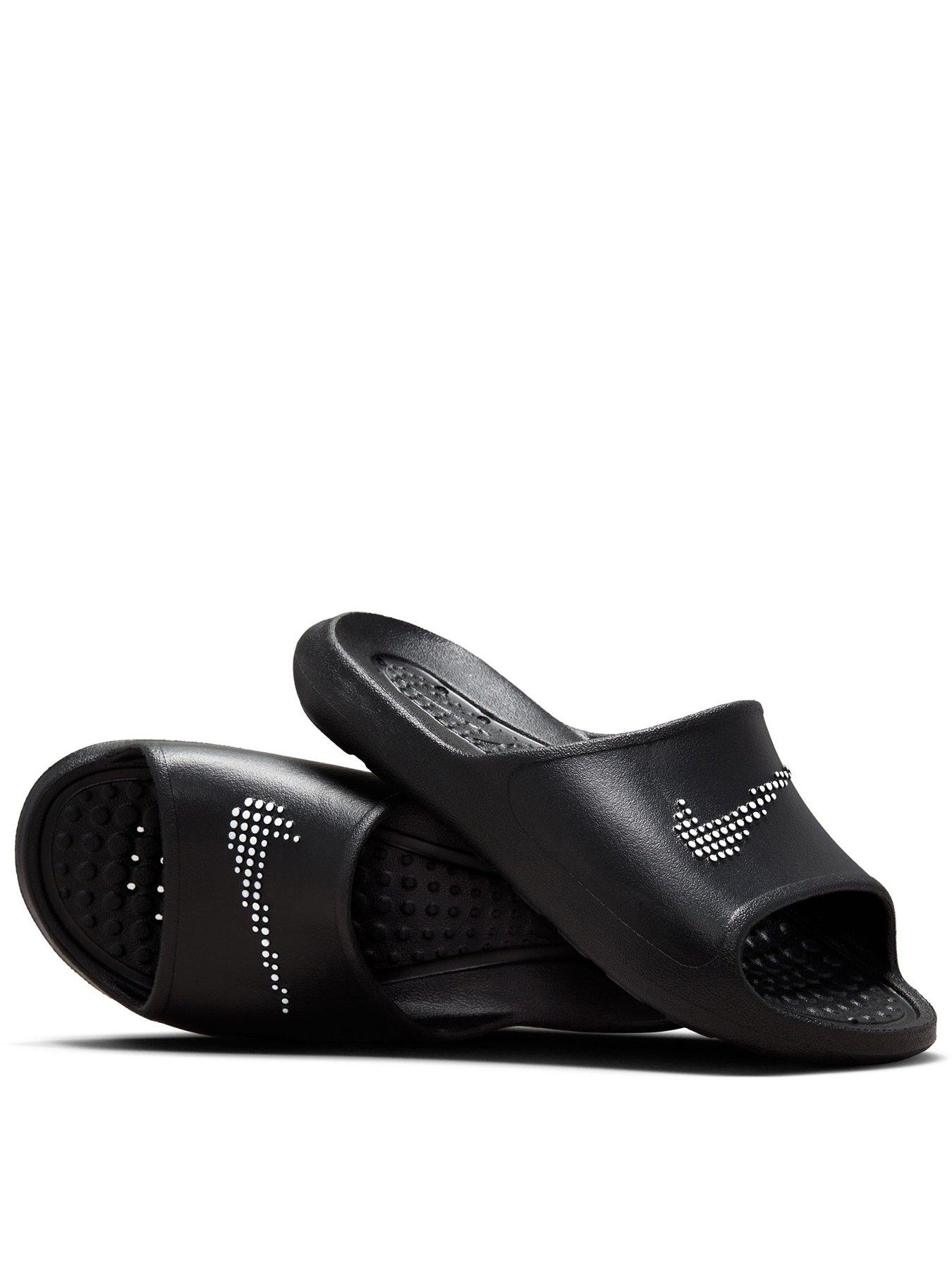 Nike Womens Victori One Sliders - Black