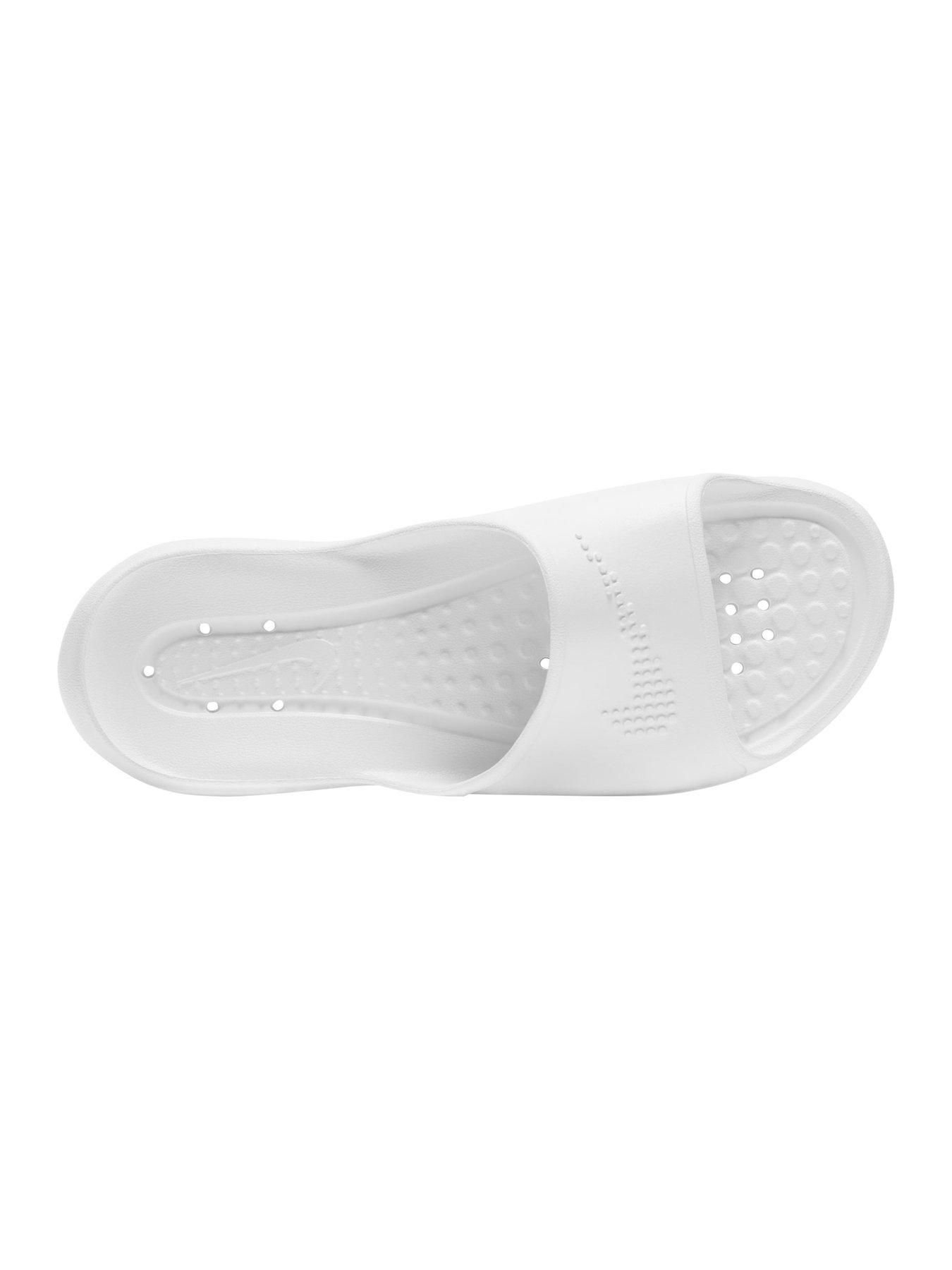 Image 6 of 7 of Nike Womens Victori One Slides - White