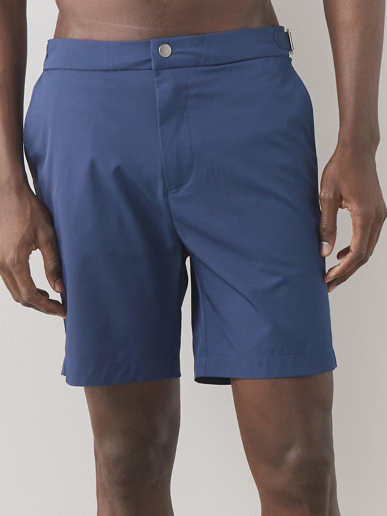 Image 6 of 6 of The Very Collection Quick Dry Side Stripe Swim Shorts - Navy