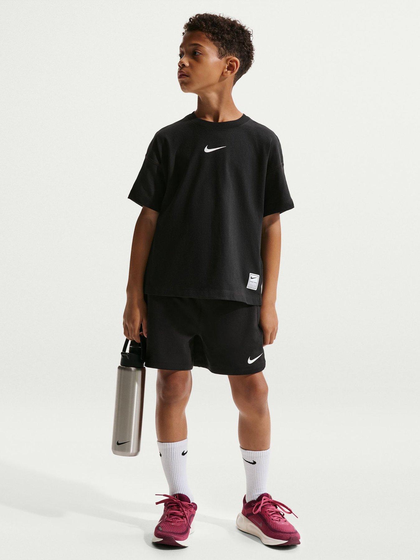 Image 1 of 5 of Nike Junior Boys Training Dri-FIT Short Sleeve Top - Black
